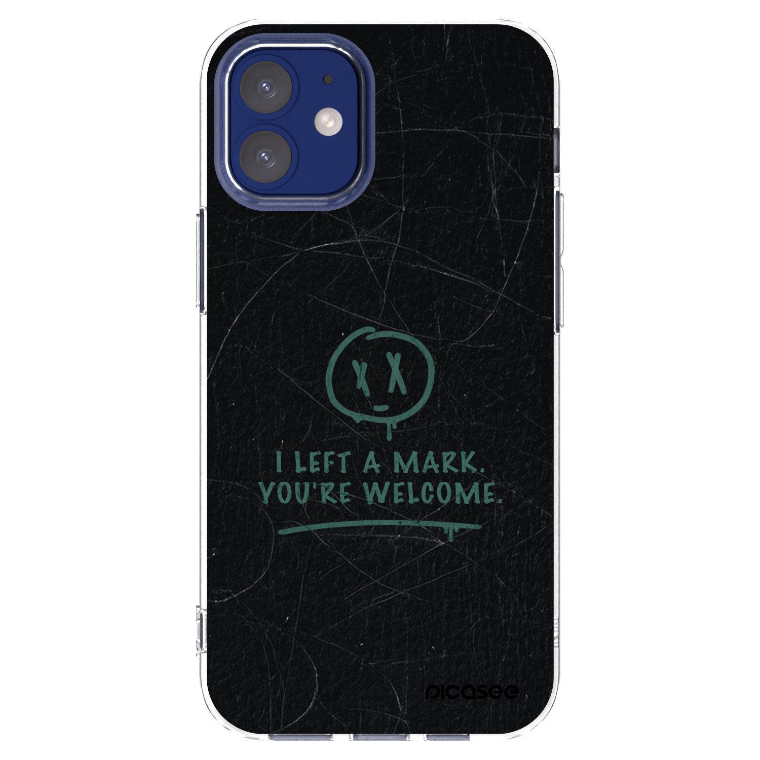 Picasee silikónový prehľadný obal pre Apple iPhone 12 mini - LEFT A MARK