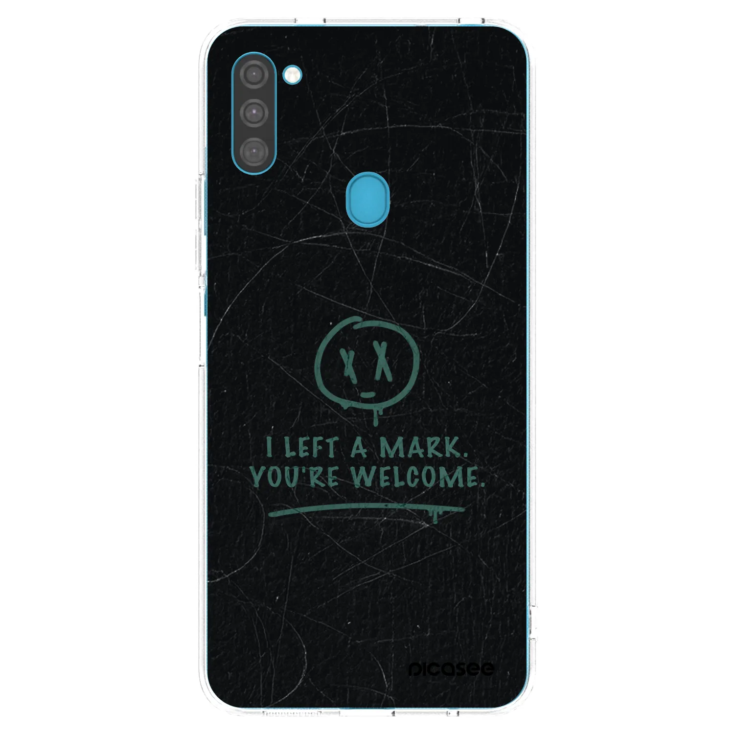 Picasee silikónový prehľadný obal pre Samsung Galaxy M11 - LEFT A MARK
