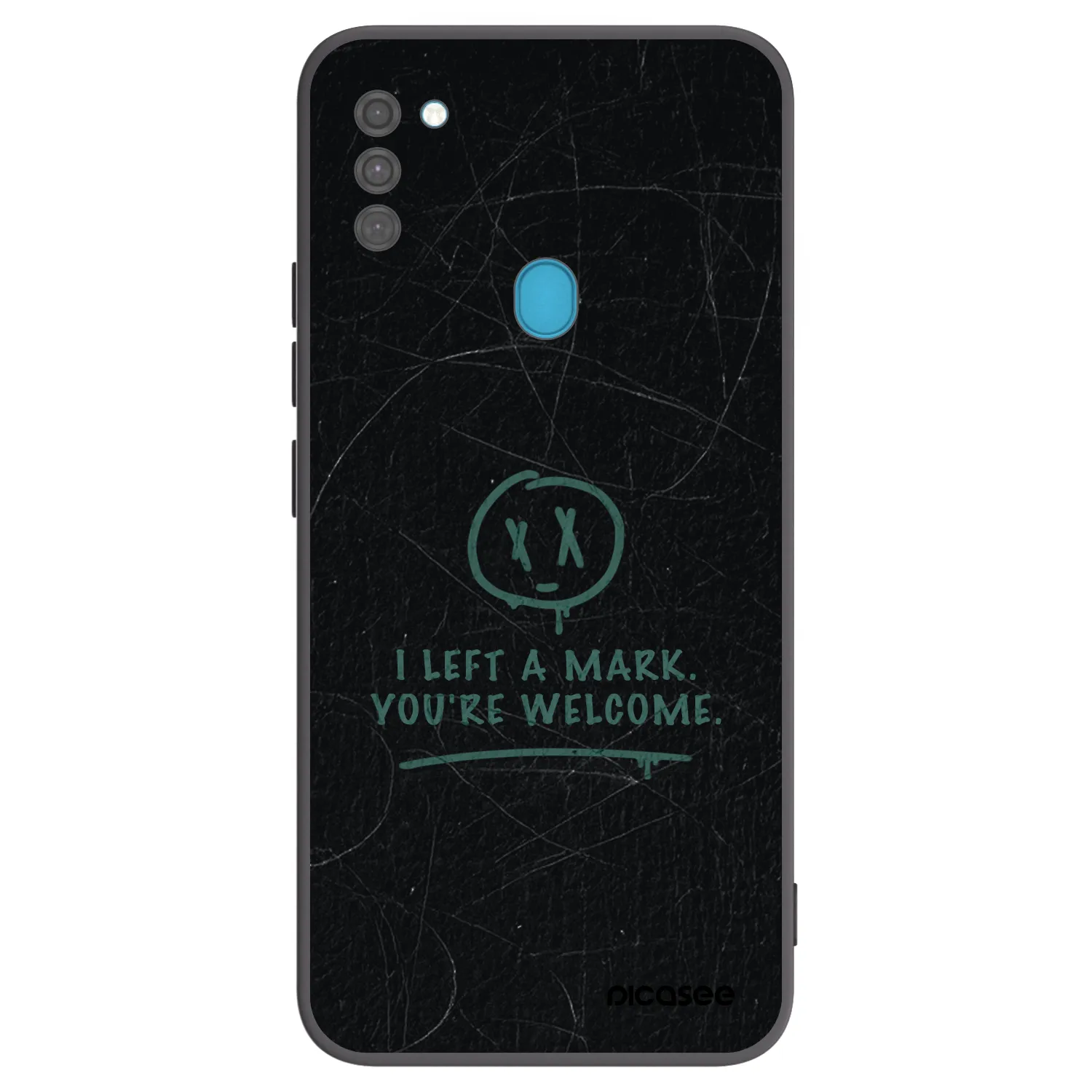 Picasee silikónový čierny obal pre Samsung Galaxy M11 - LEFT A MARK