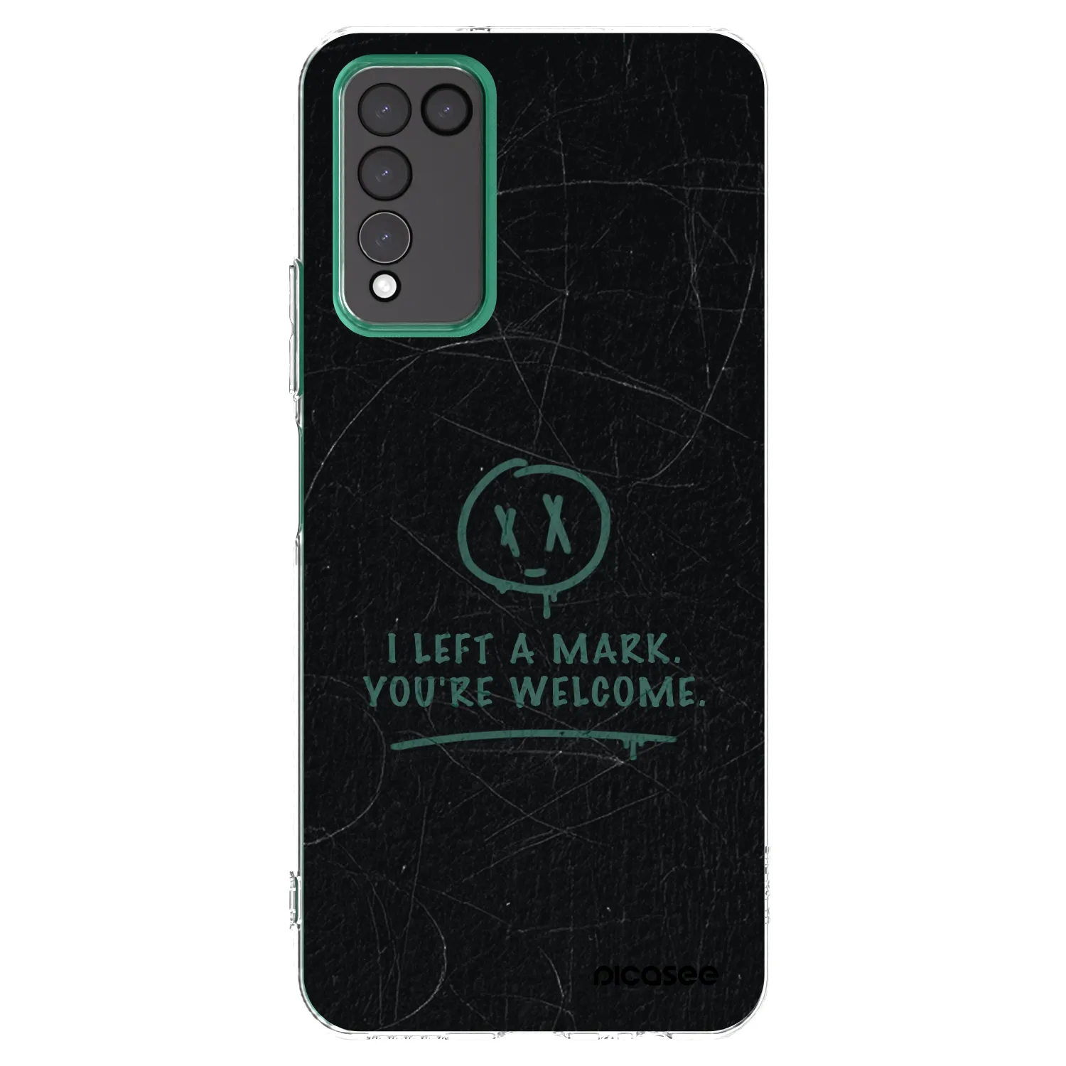 Picasee silikónový prehľadný obal pre Honor 10X Lite - LEFT A MARK