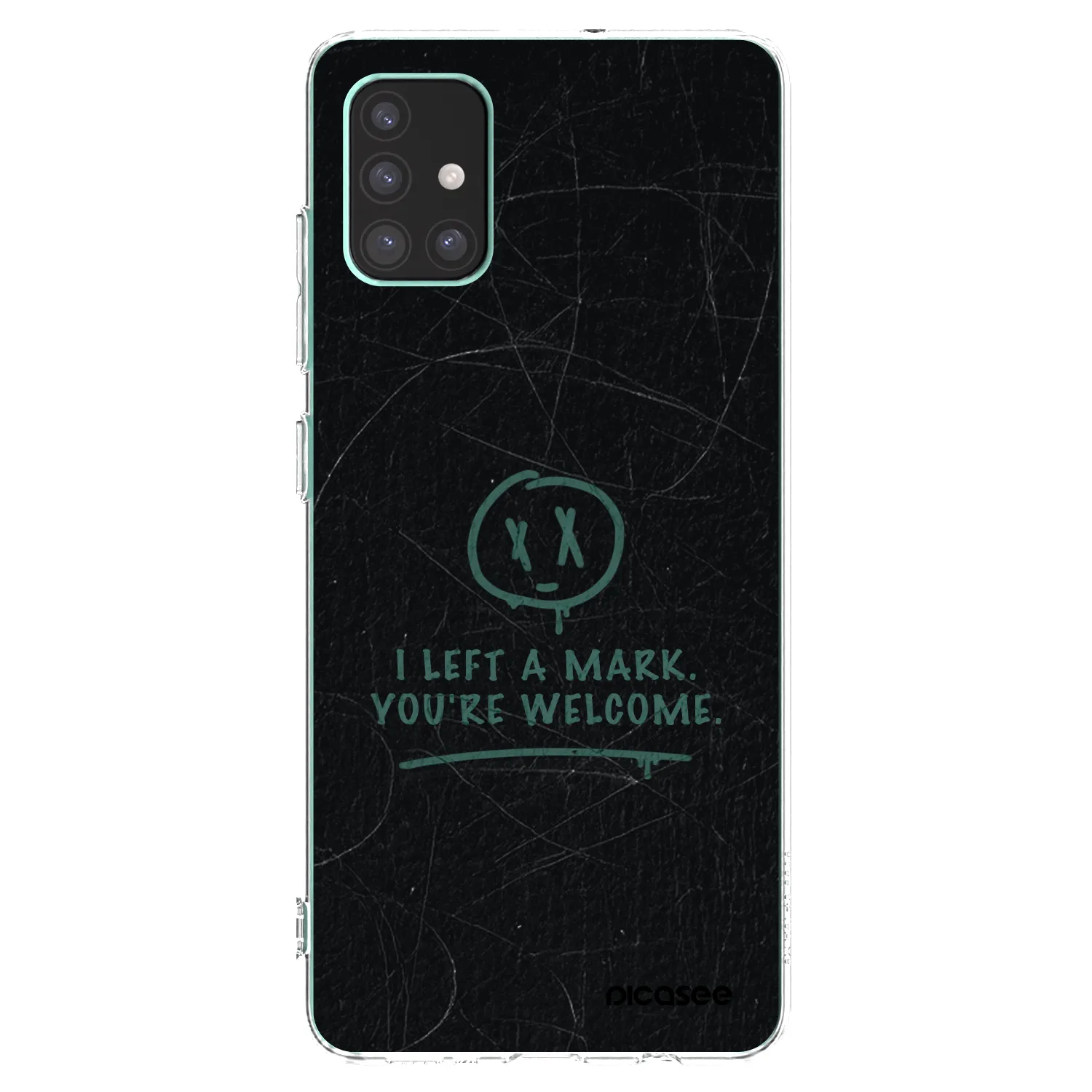 Picasee silikónový prehľadný obal pre Samsung Galaxy M51 M515F - LEFT A MARK