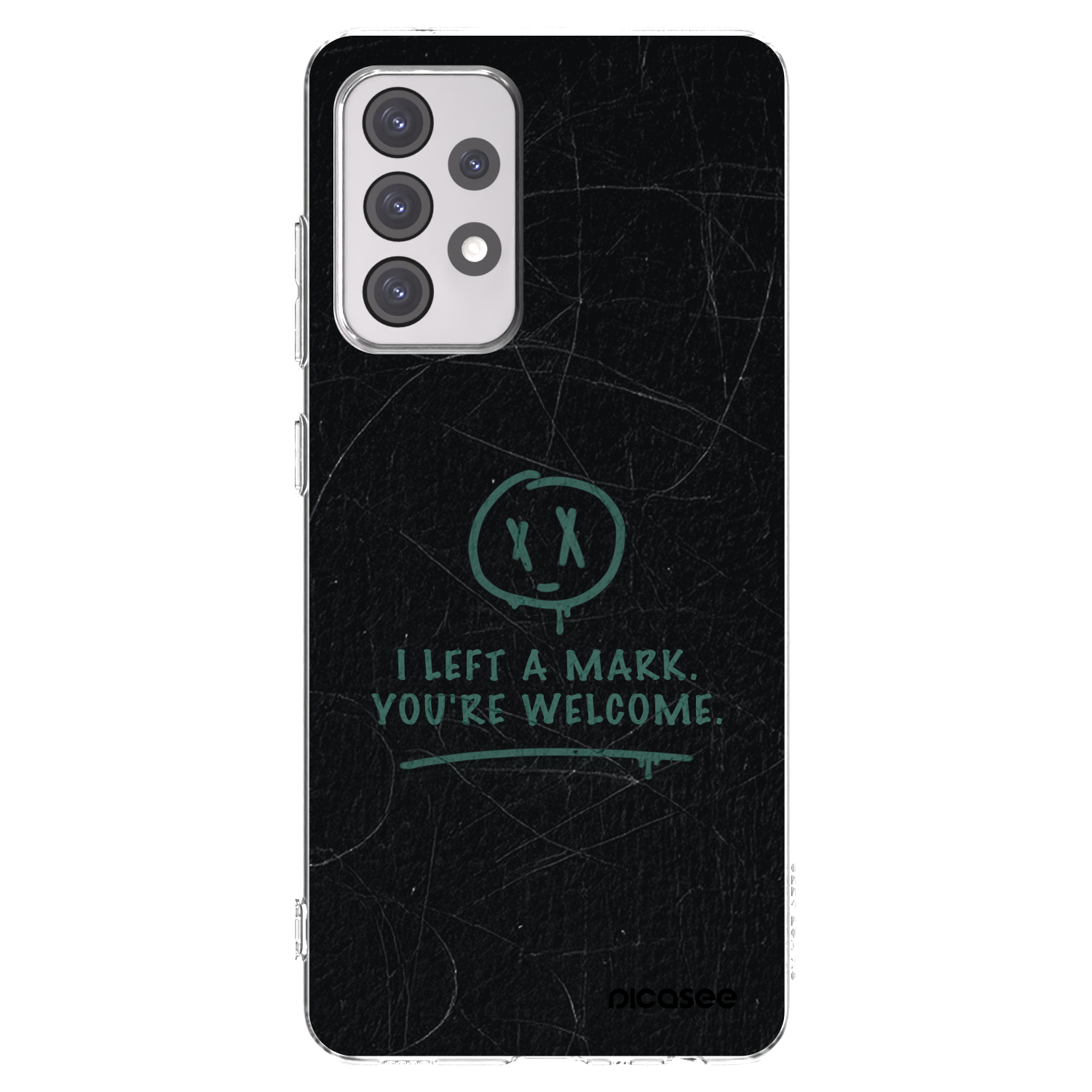 Picasee silikónový prehľadný obal pre Samsung Galaxy A52 5G A525F - LEFT A MARK