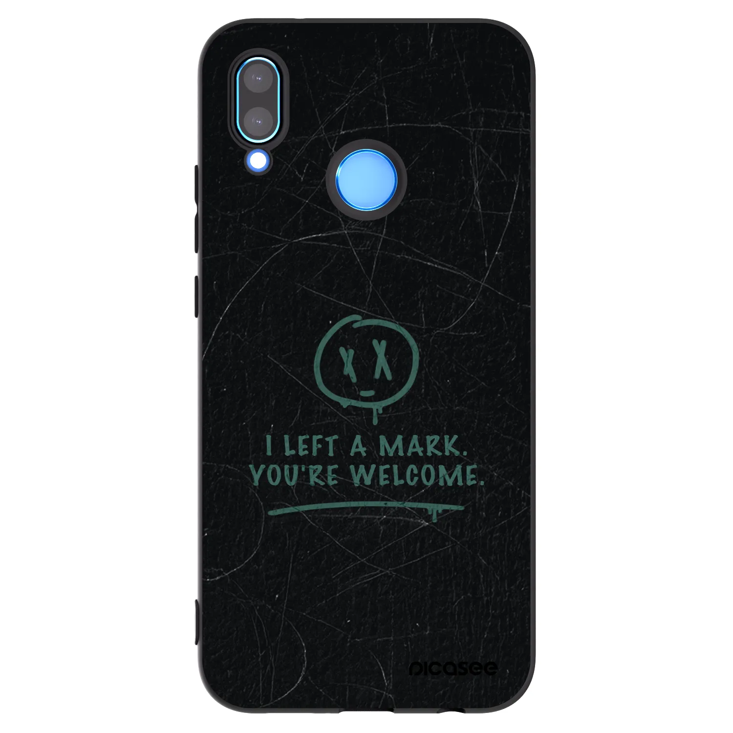 Picasee silikónový čierny obal pre Huawei P20 Lite - LEFT A MARK