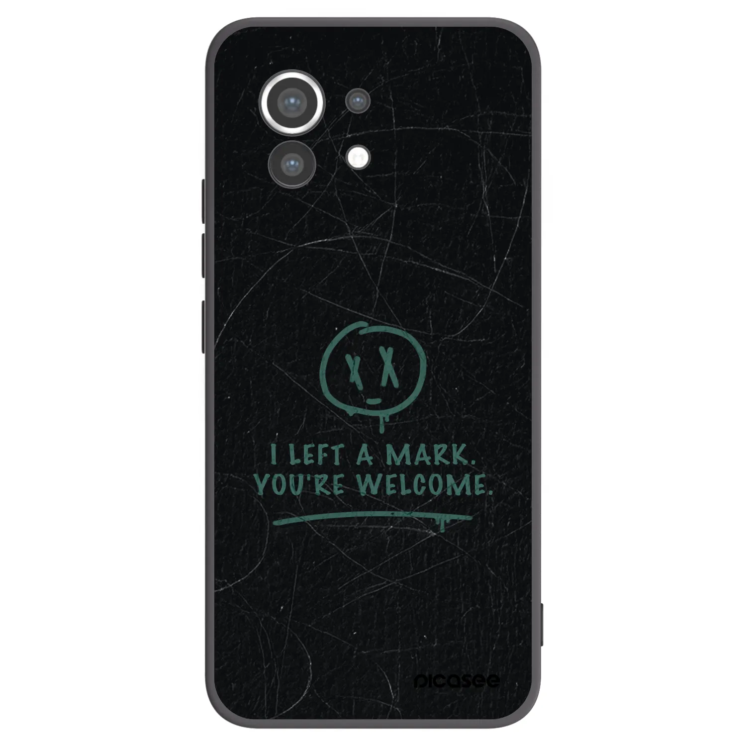 Picasee silikónový čierny obal pre Xiaomi Mi 11 - LEFT A MARK