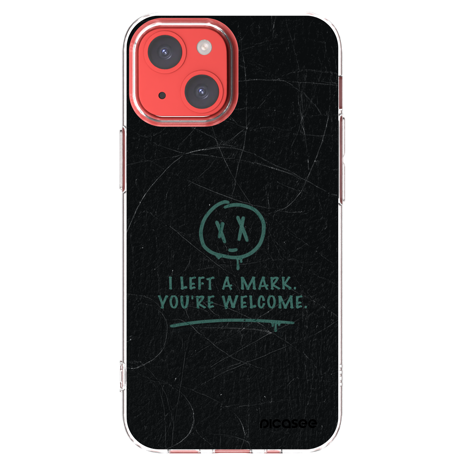 Picasee silikónový prehľadný obal pre Apple iPhone 13 mini - LEFT A MARK