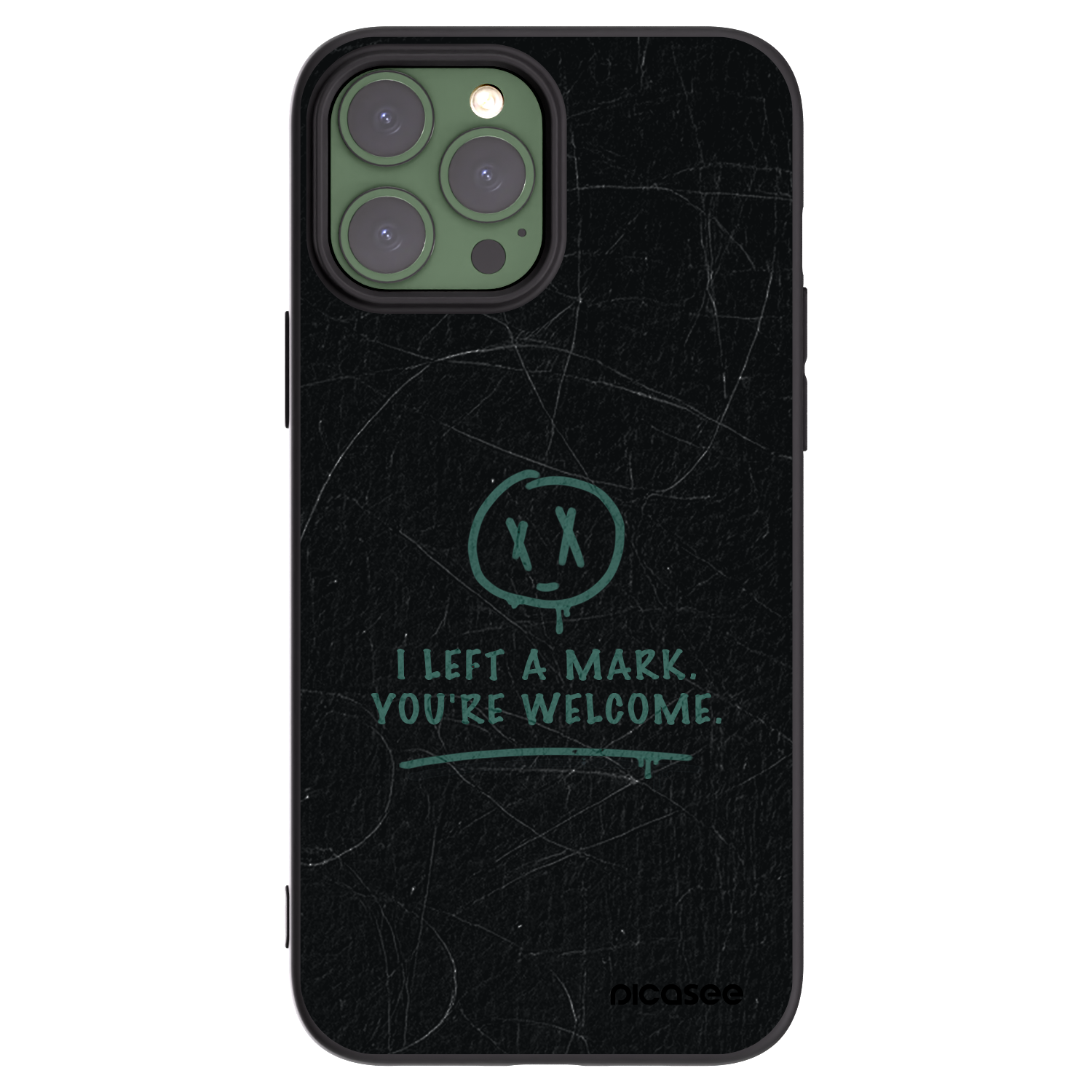 Silikónový čierny obal pre Apple iPhone 13 Pro Max - LEFT A MARK