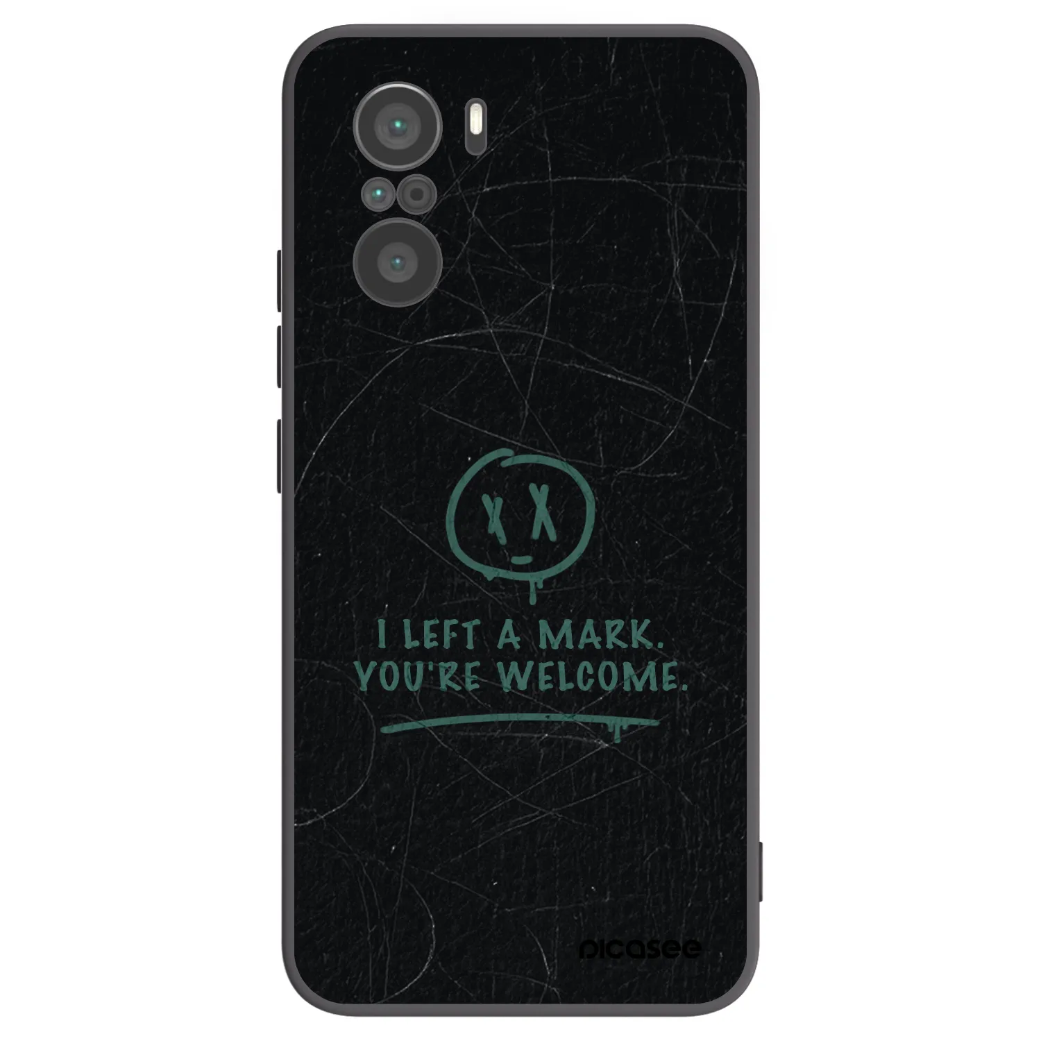 Picasee silikónový čierny obal pre Xiaomi Poco F3 - LEFT A MARK