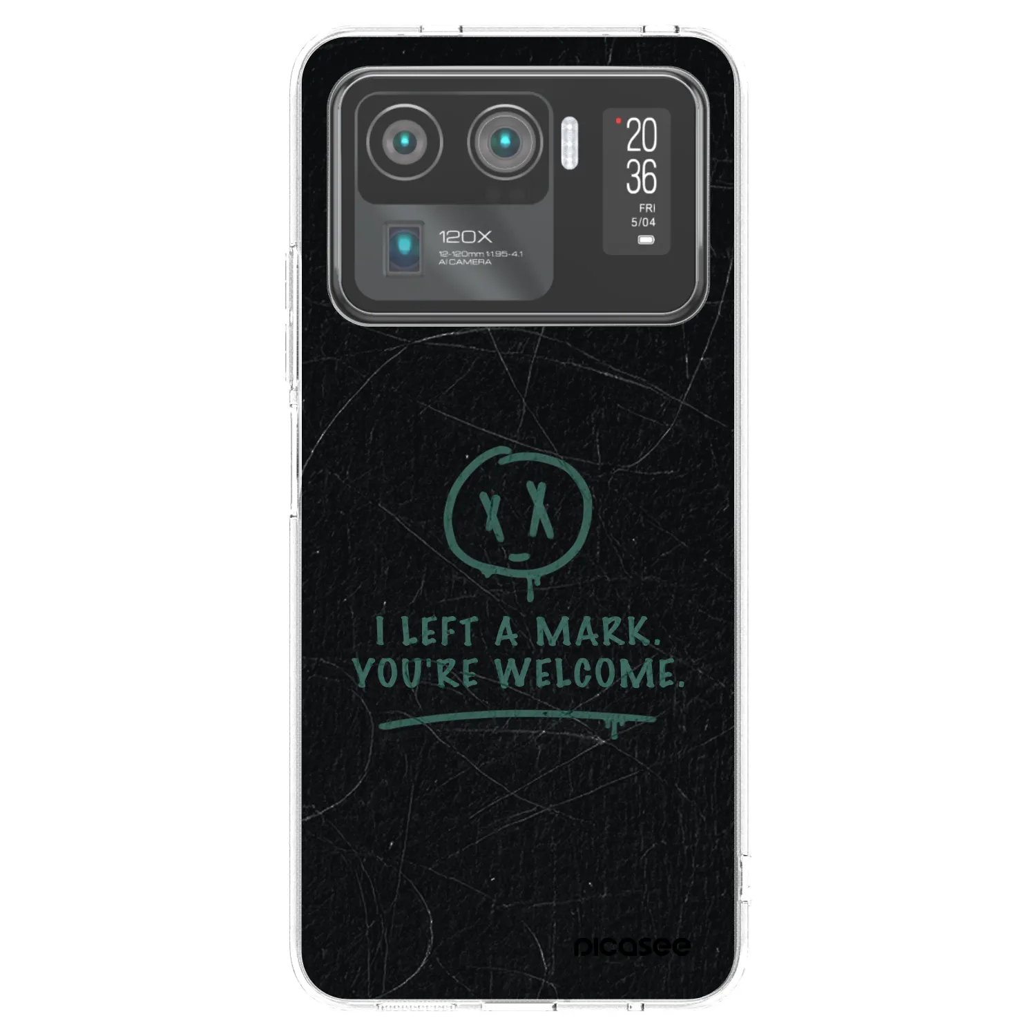 Picasee silikónový prehľadný obal pre Xiaomi Mi 11 Ultra - LEFT A MARK