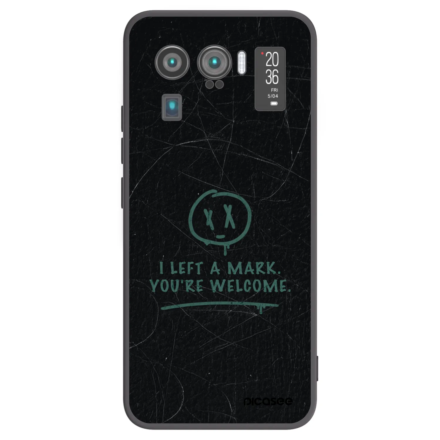 Picasee silikónový čierny obal pre Xiaomi Mi 11 Ultra - LEFT A MARK