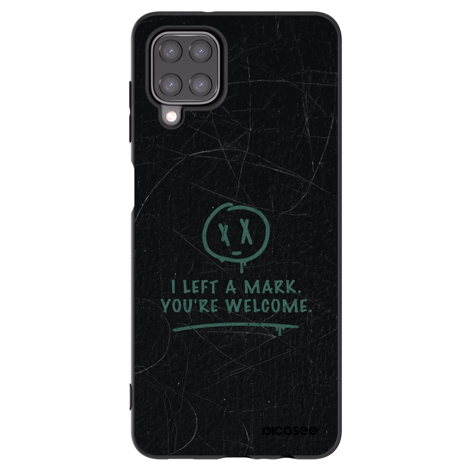 Picasee silikónový čierny obal pre Samsung Galaxy M12 M127F - LEFT A MARK