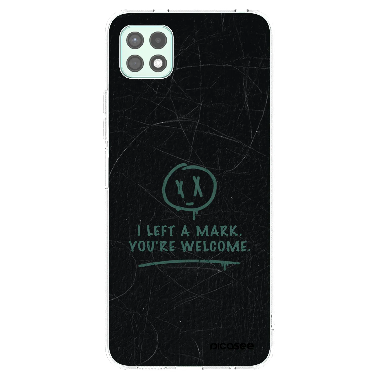 Picasee silikónový prehľadný obal pre Samsung Galaxy A22 A226B 5G - LEFT A MARK