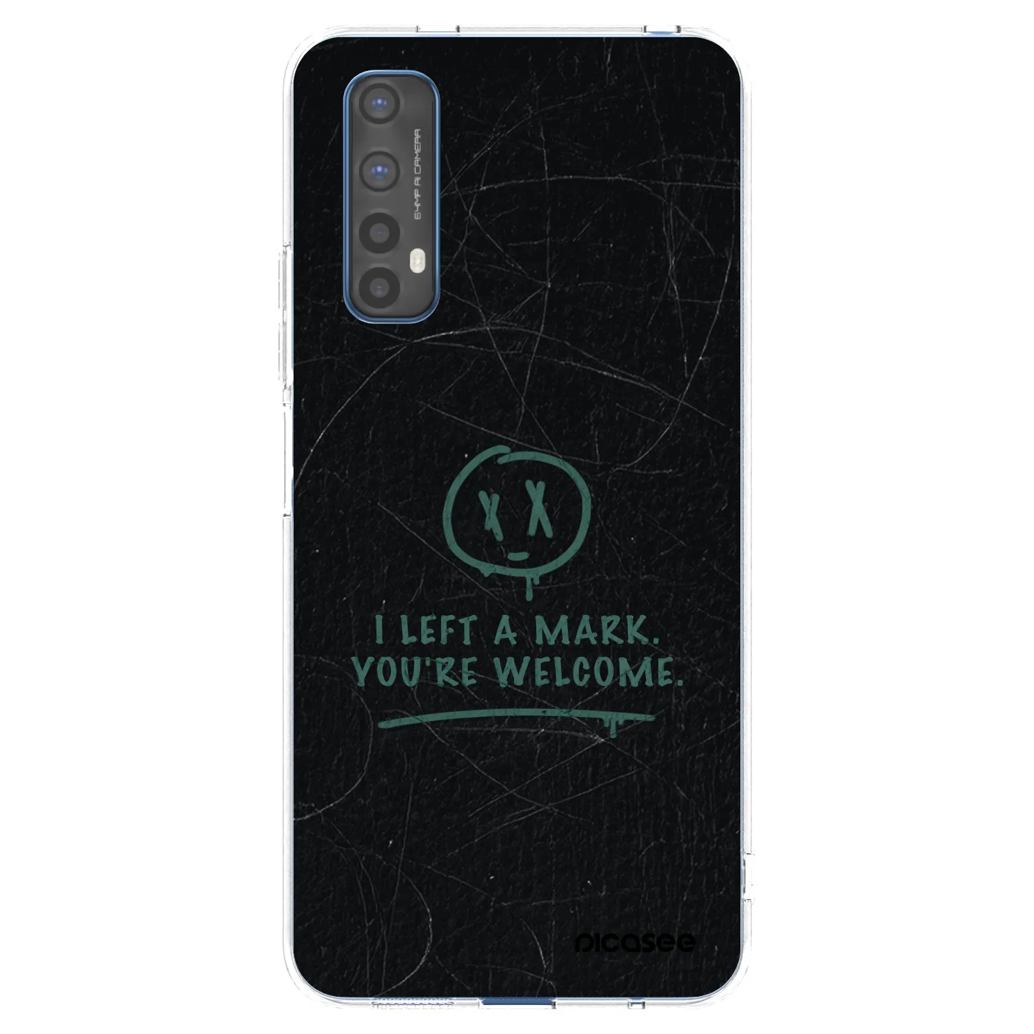 Picasee silikónový prehľadný obal pre Realme 7 - LEFT A MARK