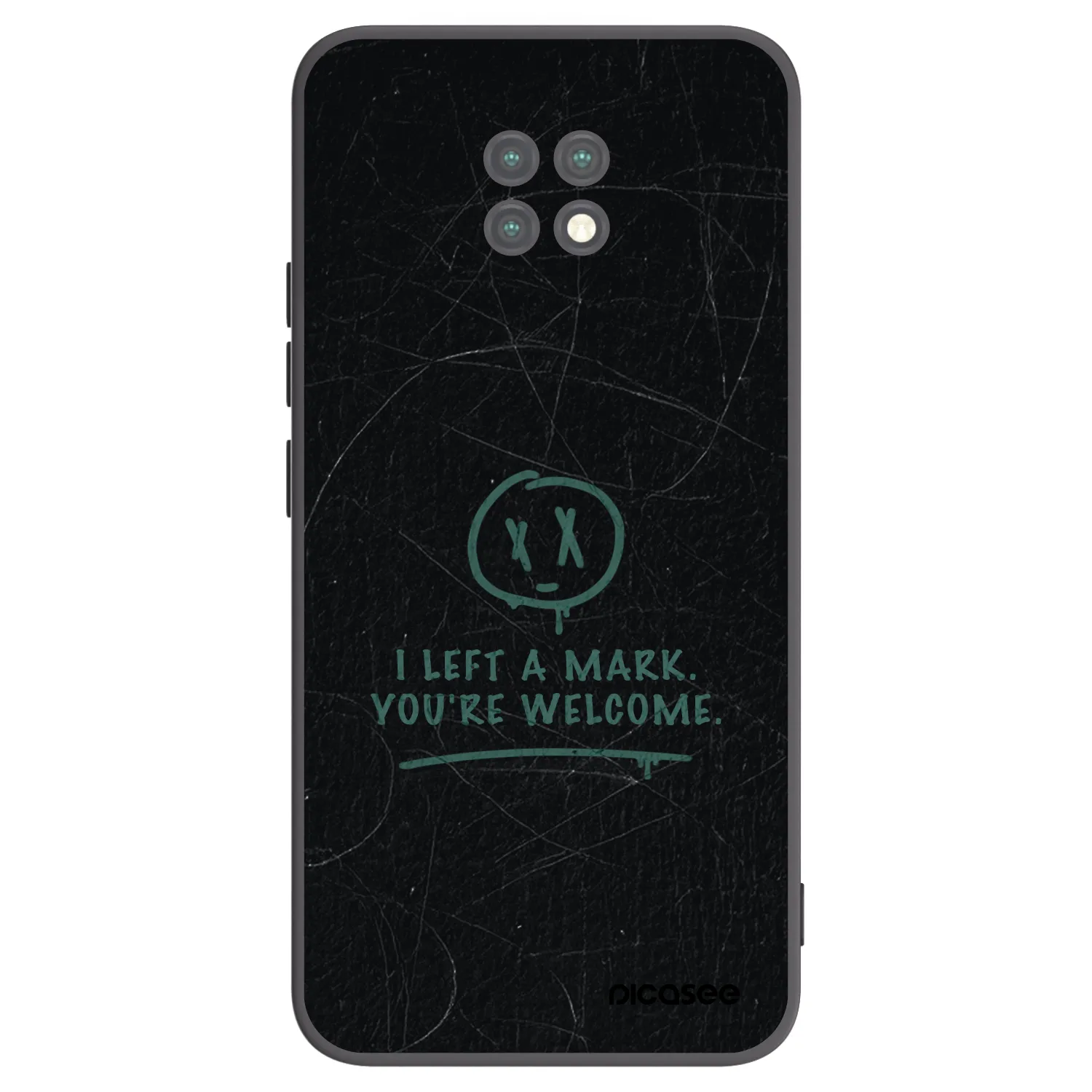 Picasee silikónový čierny obal pre Xiaomi Redmi Note 9T - LEFT A MARK