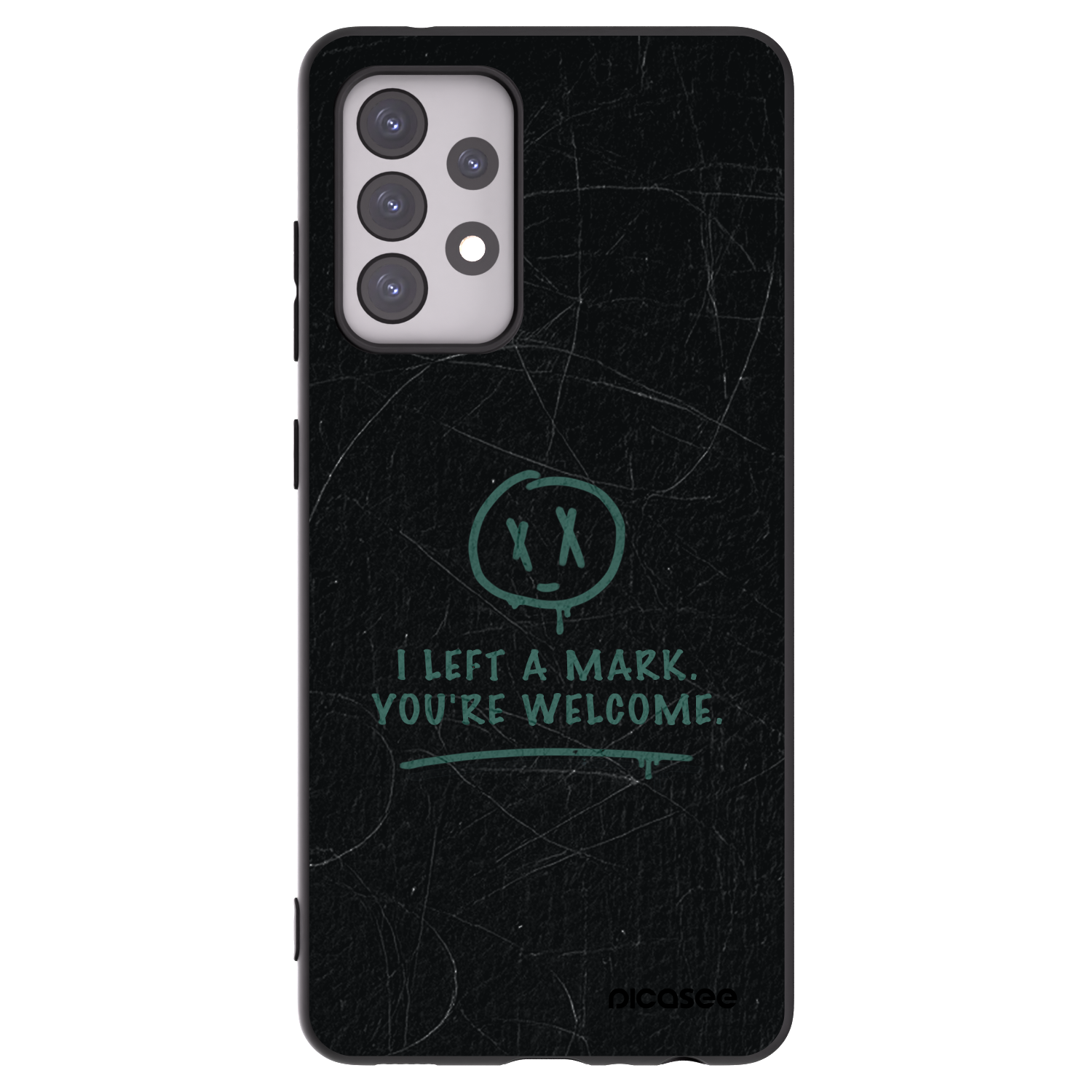 Picasee silikónový čierny obal pre Samsung Galaxy A52s 5G A528B - LEFT A MARK