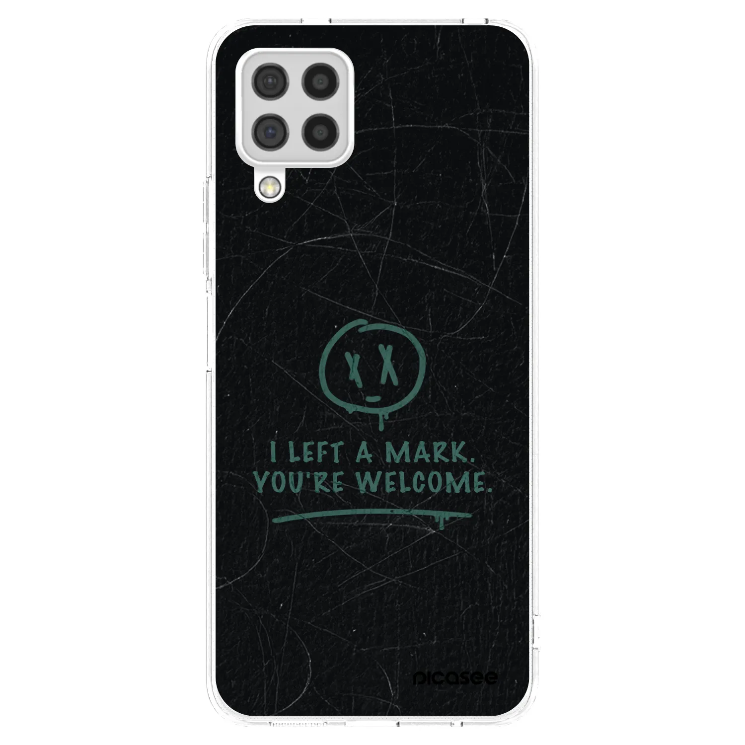 Picasee silikónový prehľadný obal pre Samsung Galaxy A22 A225F 4G - LEFT A MARK