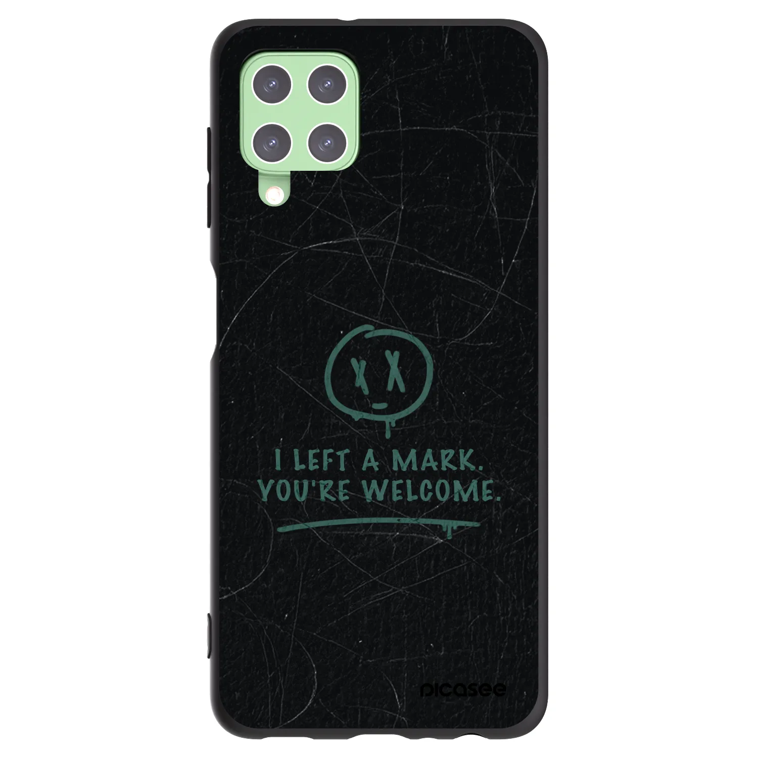 Picasee silikónový čierny obal pre Samsung Galaxy A22 A225F 4G - LEFT A MARK
