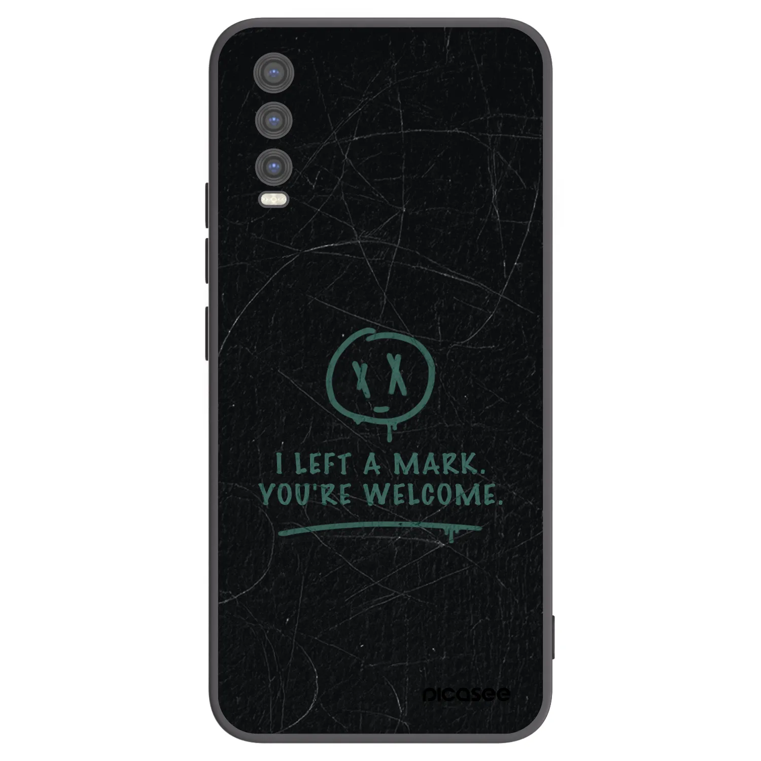 Picasee silikónový čierny obal pre Vivo Y20s - LEFT A MARK