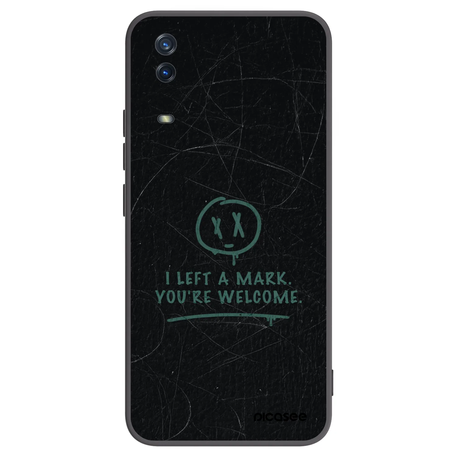Picasee silikónový čierny obal pre Vivo Y11s - LEFT A MARK