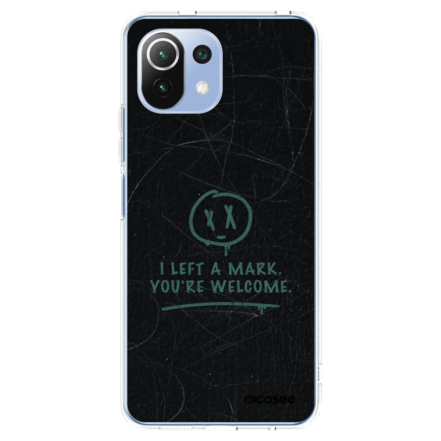 Picasee silikónový prehľadný obal pre Xiaomi 11 Lite 5G NE - LEFT A MARK
