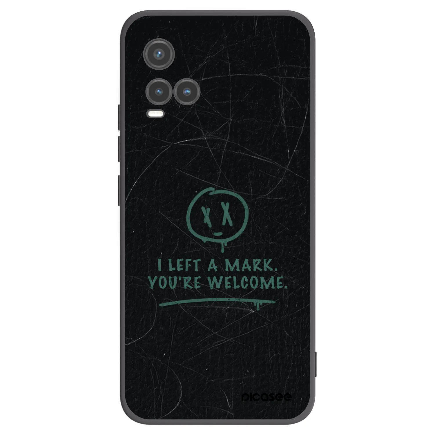 Picasee silikónový čierny obal pre Vivo Y33s - LEFT A MARK