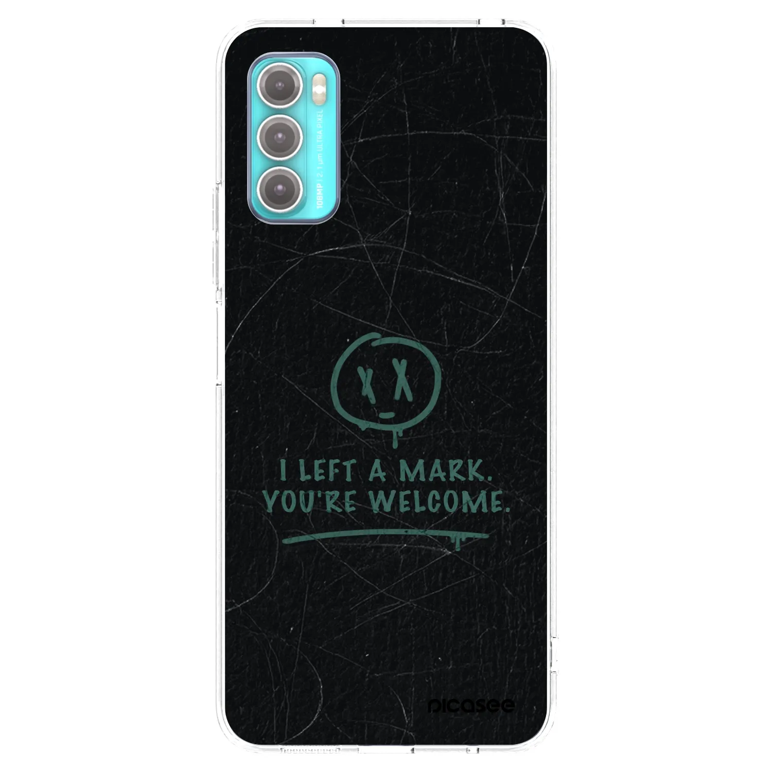 Picasee silikónový prehľadný obal pre Motorola Moto G60 - LEFT A MARK