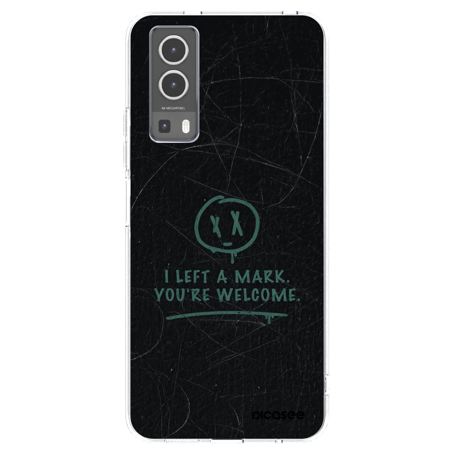 Picasee silikónový prehľadný obal pre Vivo Y72 5G - LEFT A MARK