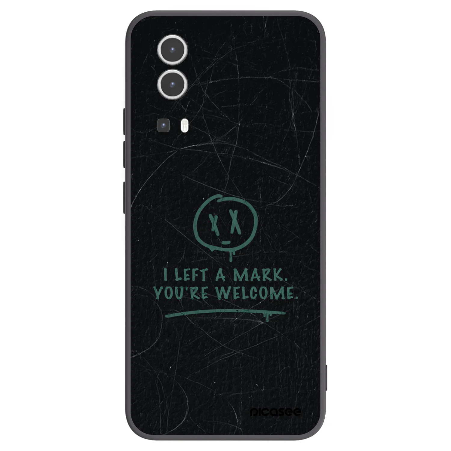 Picasee silikónový čierny obal pre Vivo Y72 5G - LEFT A MARK
