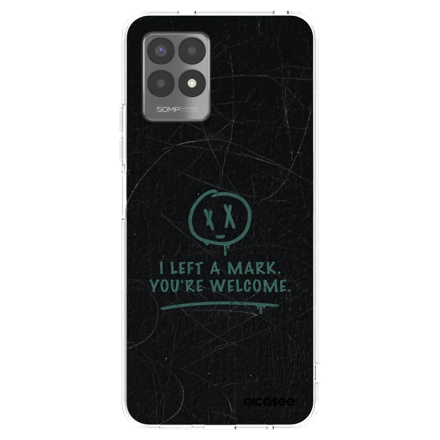 Picasee silikónový prehľadný obal pre Realme 8i - LEFT A MARK
