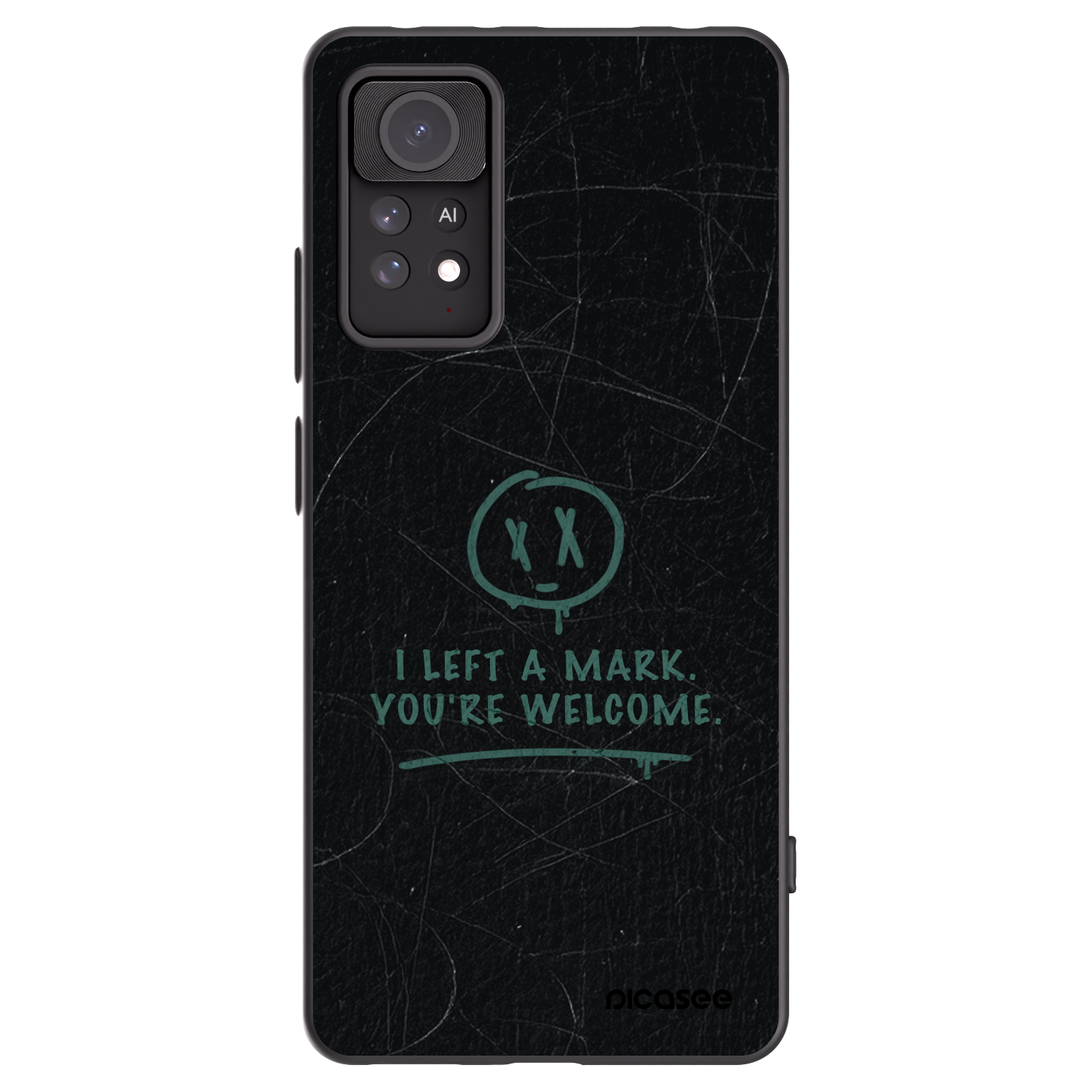 Picasee silikónový čierny obal pre Xiaomi Redmi Note 11 Pro 5G - LEFT A MARK
