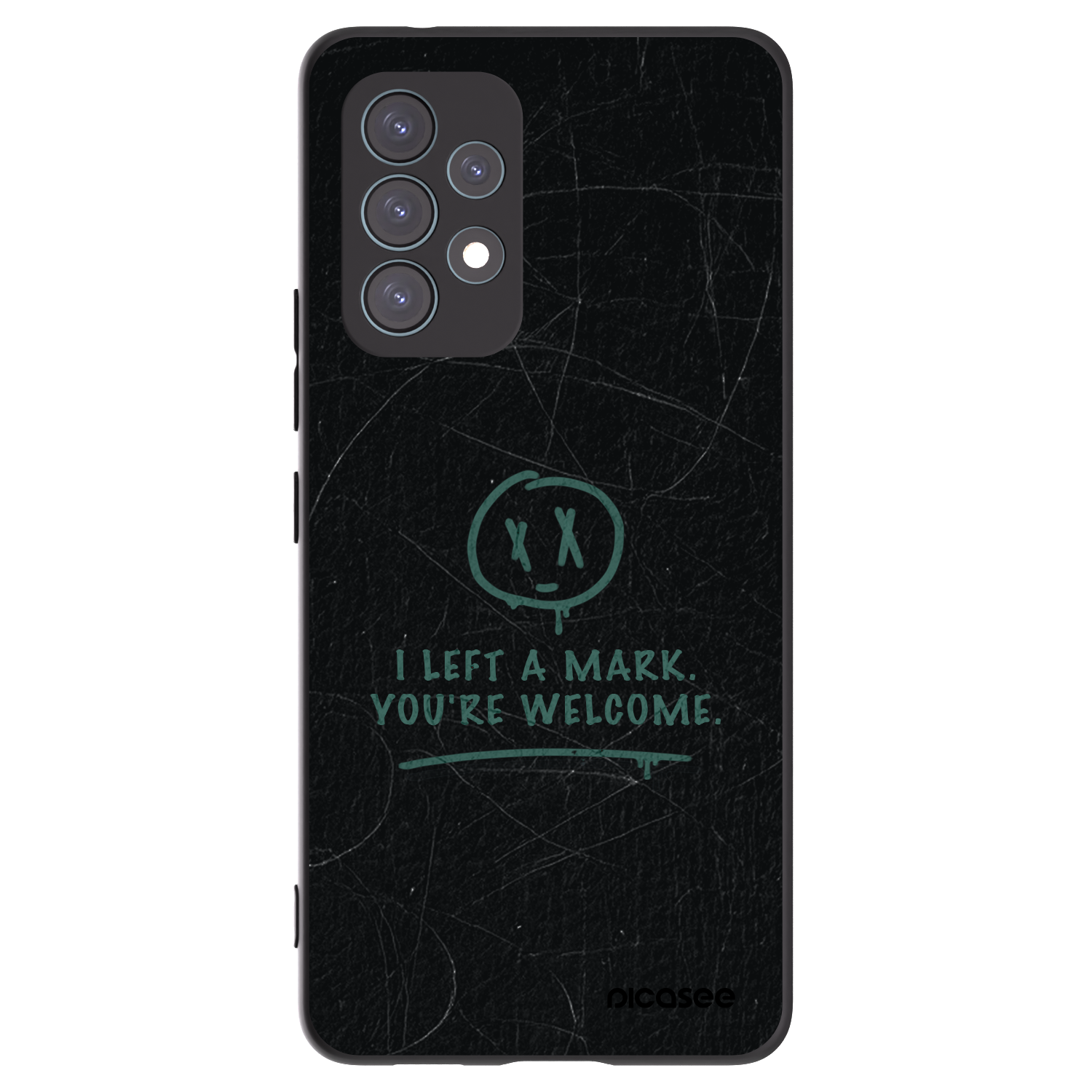 Picasee silikónový čierny obal pre Samsung Galaxy A53 5G A536 - LEFT A MARK