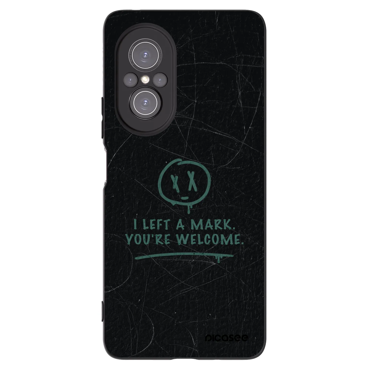 Picasee silikónový čierny obal pre Huawei Nova 9 SE - LEFT A MARK