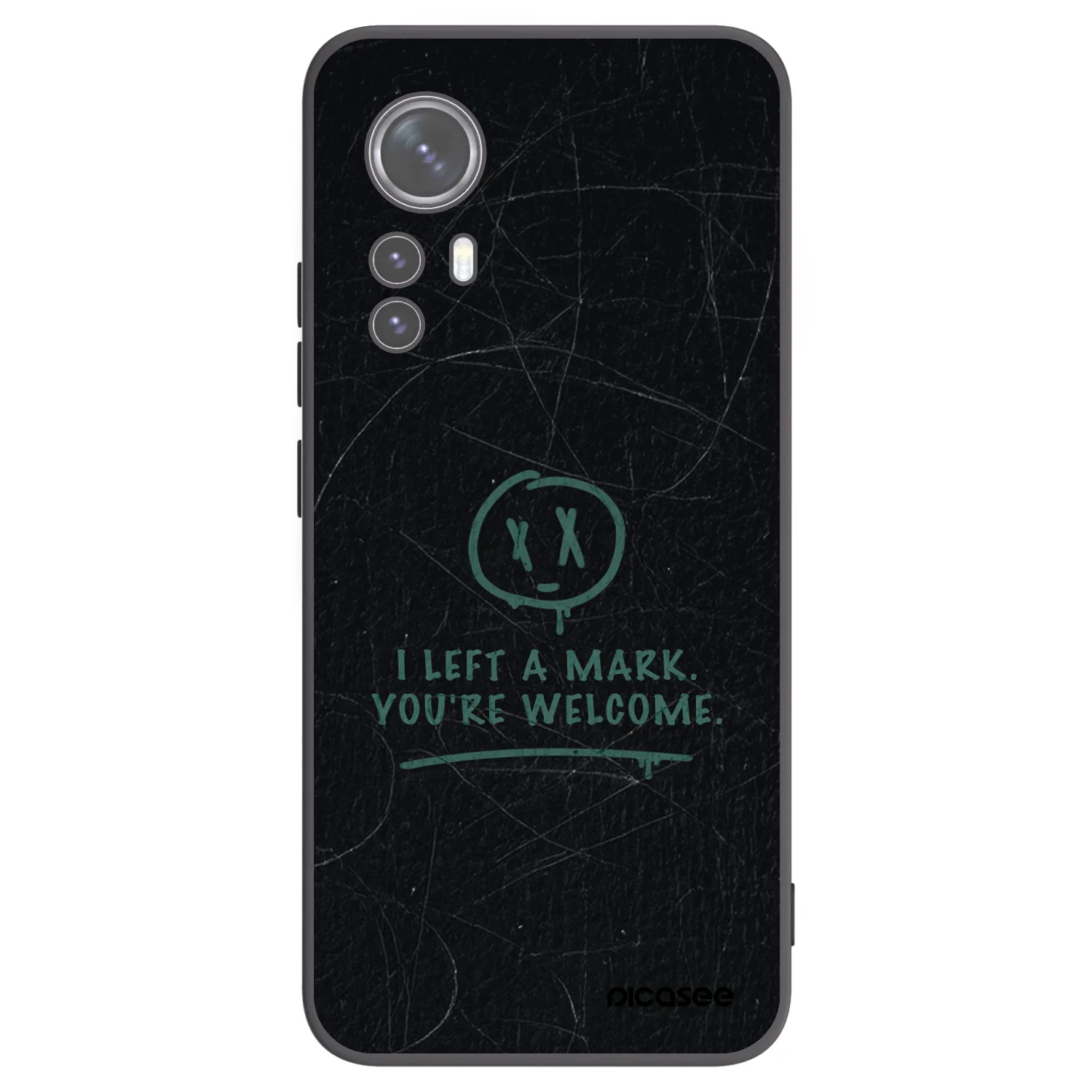 Picasee silikónový čierny obal pre Xiaomi 12 - LEFT A MARK
