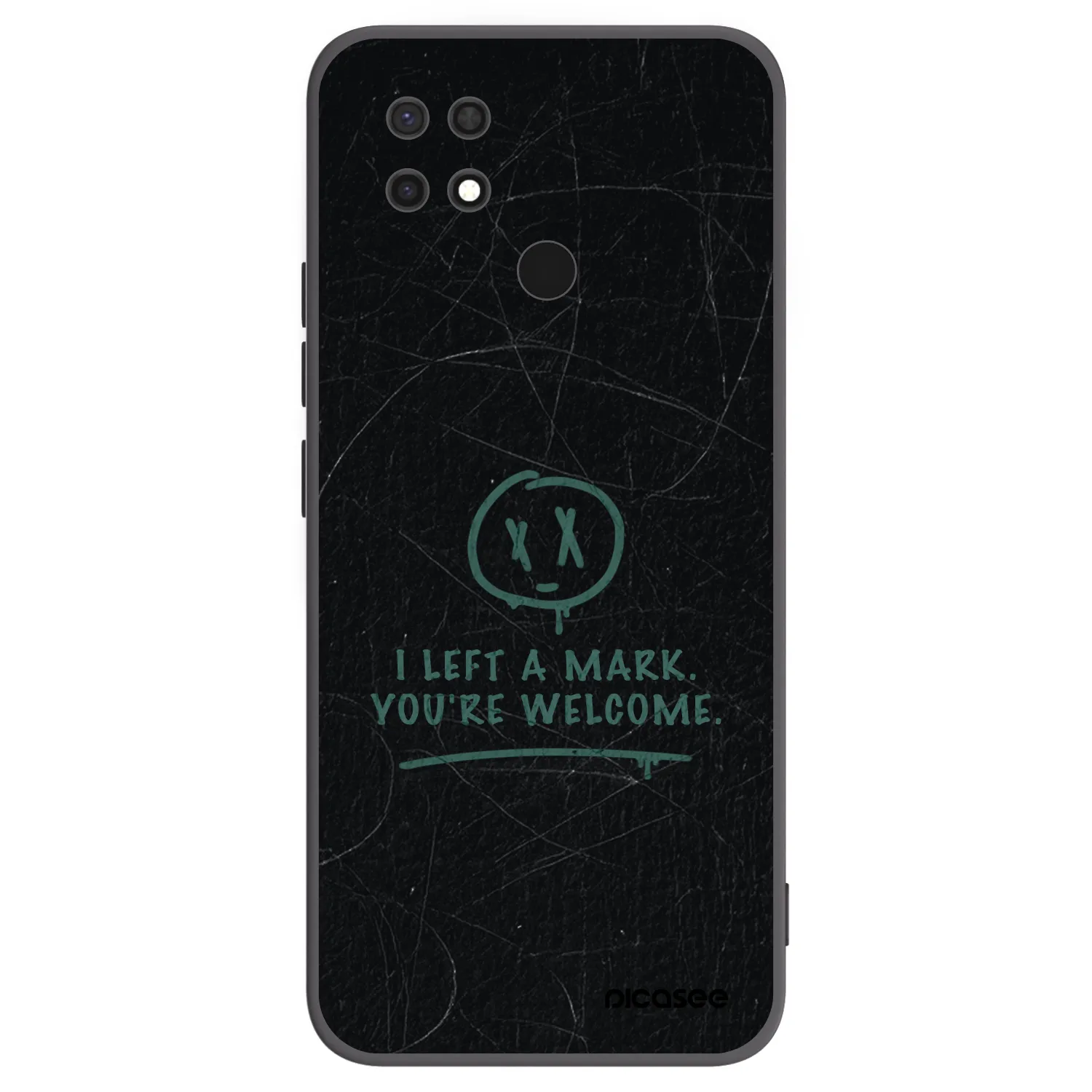 Picasee silikónový čierny obal pre Xiaomi Redmi 10C - LEFT A MARK