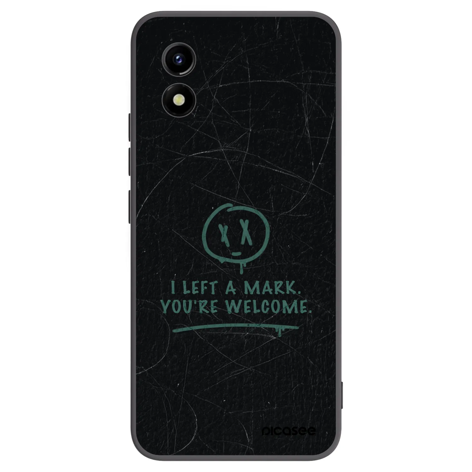 Picasee silikónový čierny obal pre Vivo Y01 - LEFT A MARK