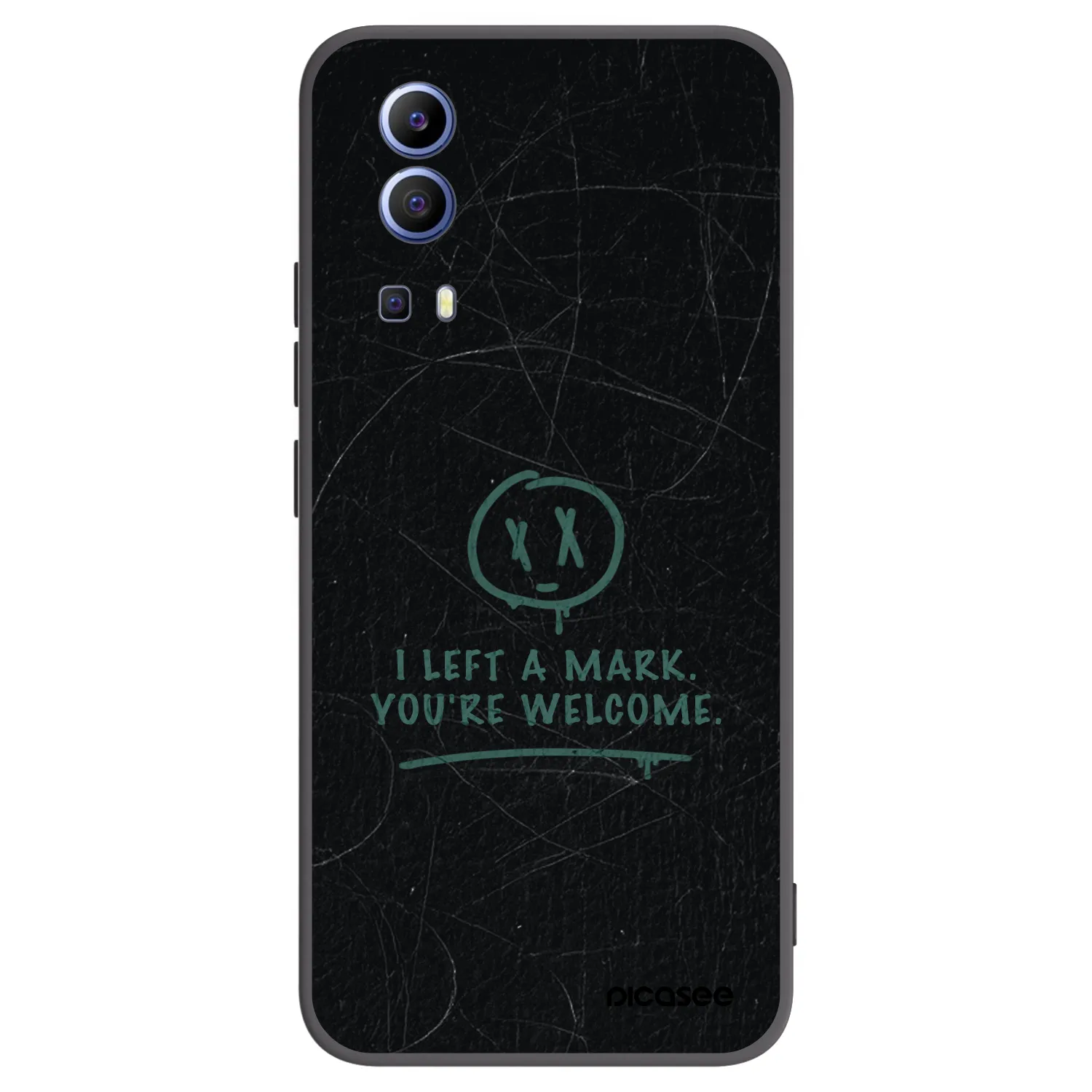 Picasee silikónový čierny obal pre Vivo Y52 5G - LEFT A MARK