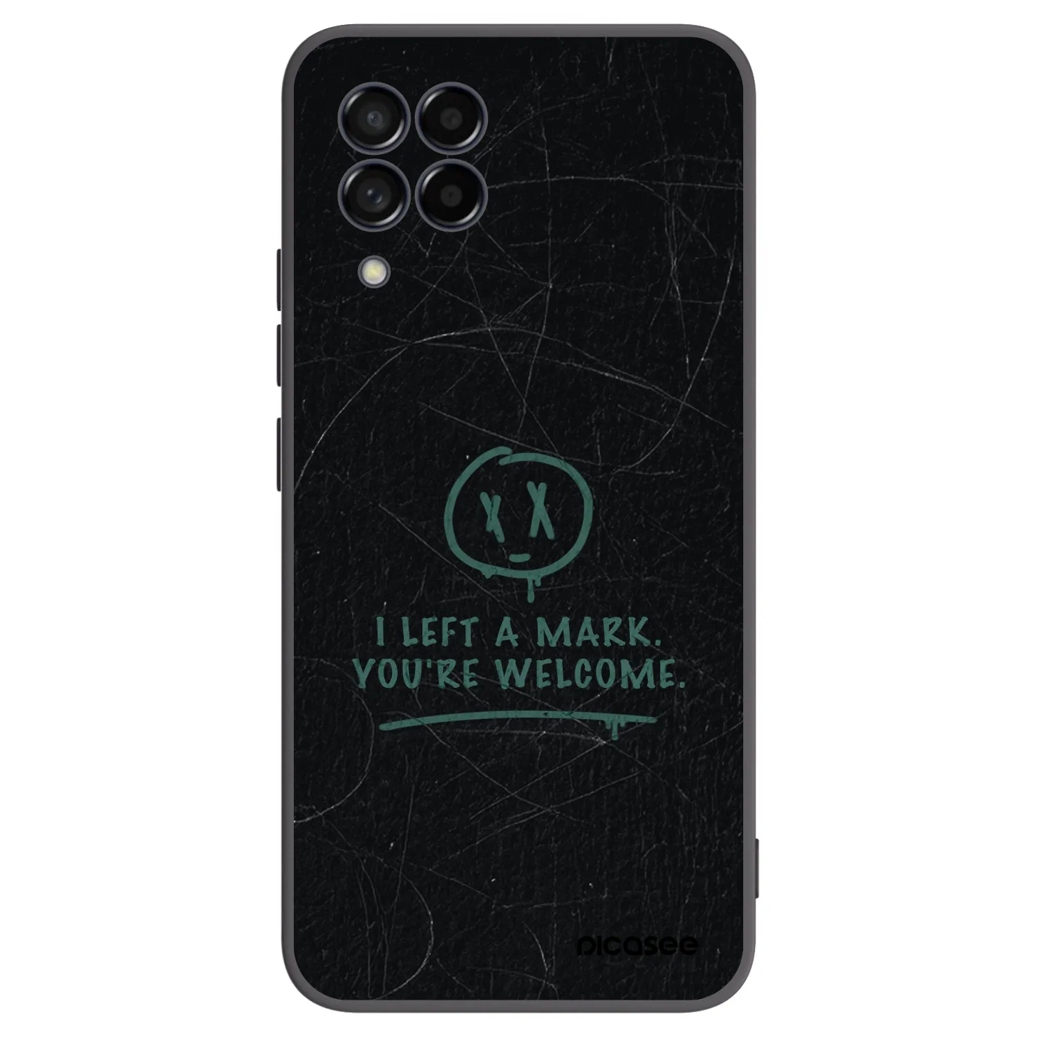 Picasee silikónový čierny obal pre Samsung Galaxy M53 5G - LEFT A MARK