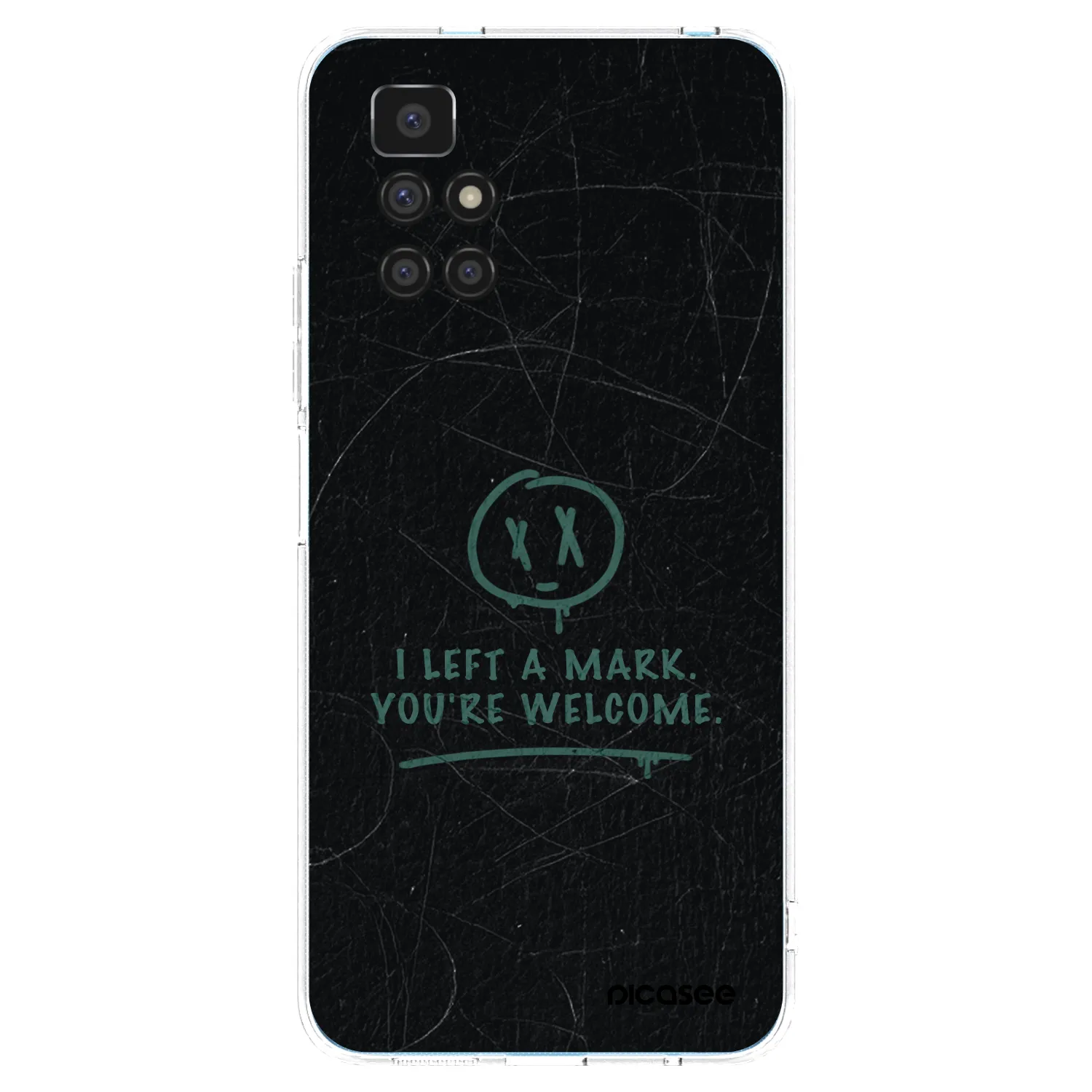 Silikónový prehľadný obal pre Xiaomi Redmi 10 (2022) - LEFT A MARK