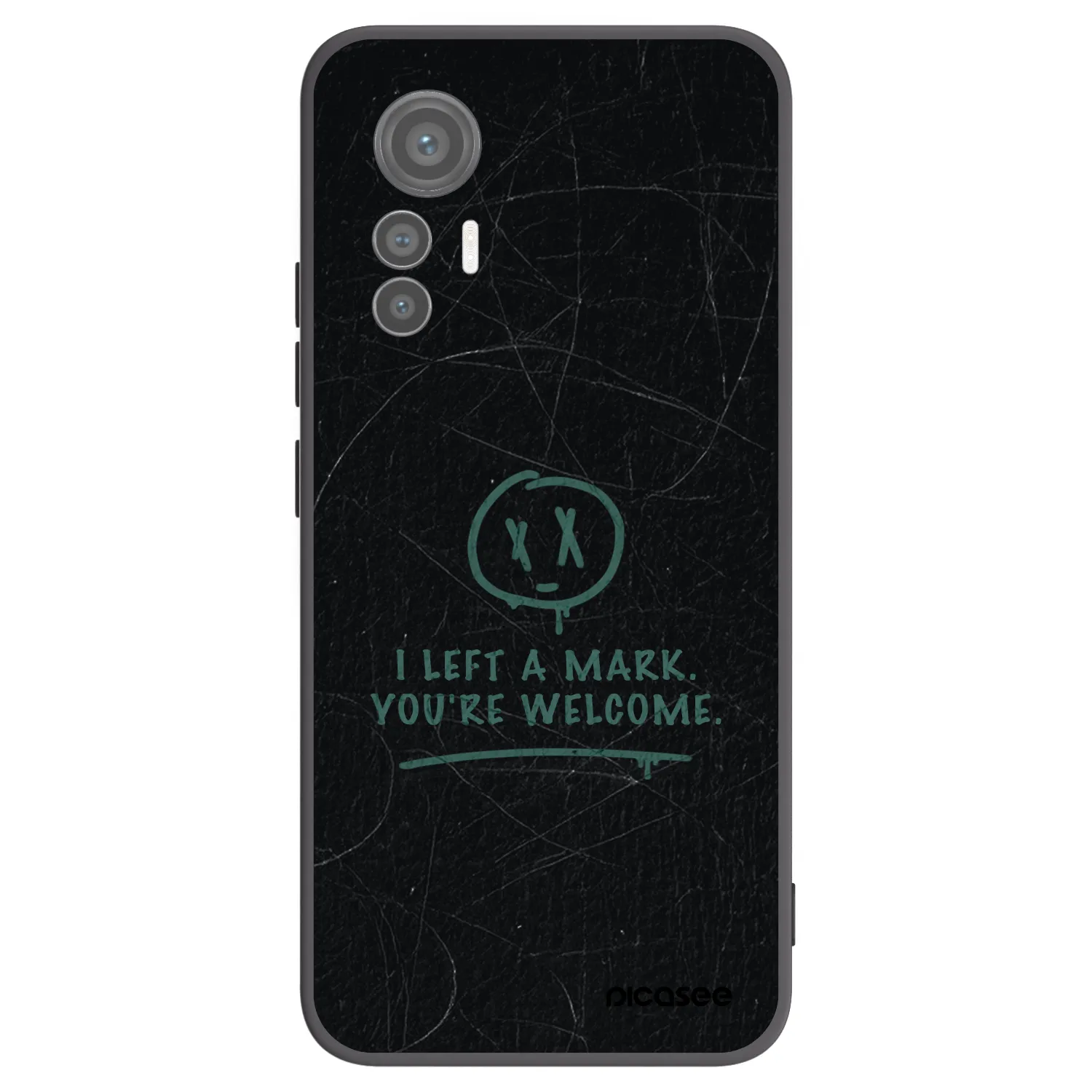 Picasee silikónový čierny obal pre Xiaomi 12 Lite - LEFT A MARK