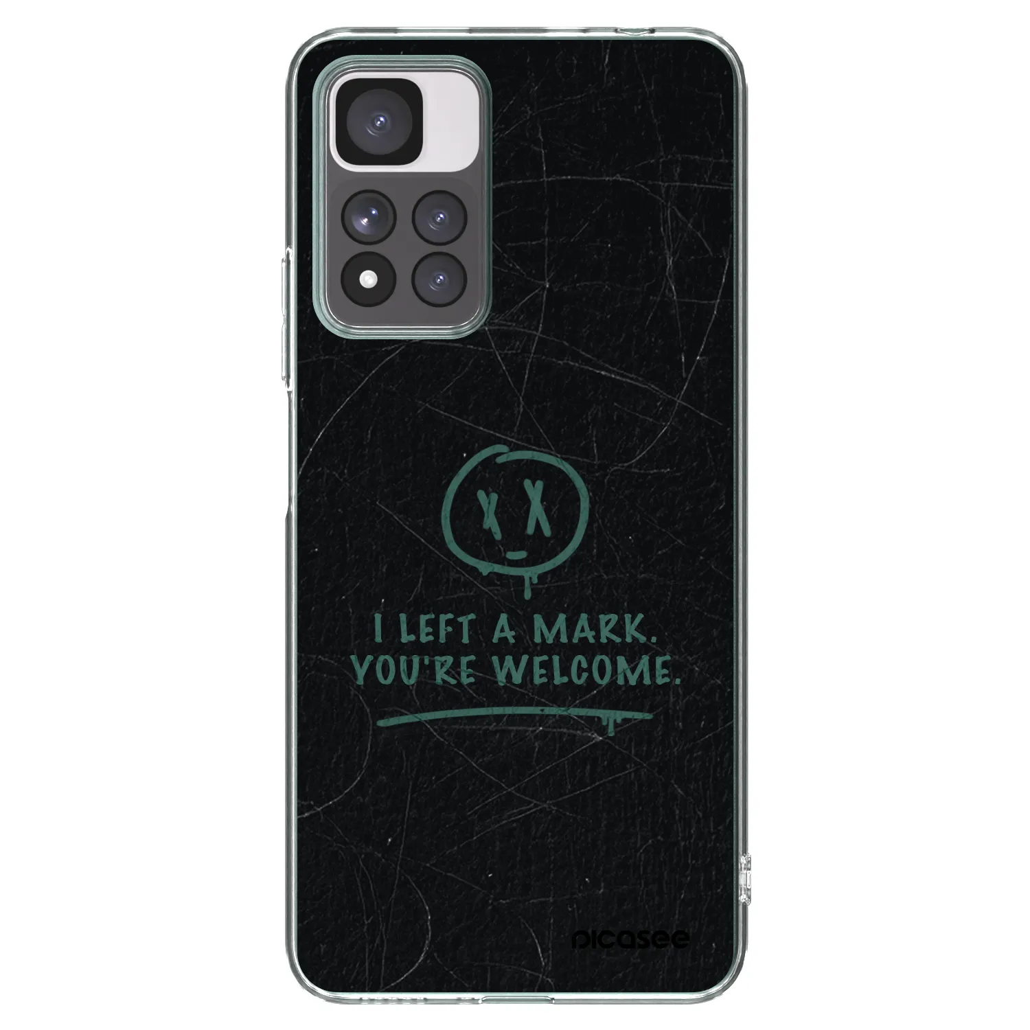 Picasee silikónový prehľadný obal pre Xiaomi Redmi Note 11 Pro+ 5G - LEFT A MARK