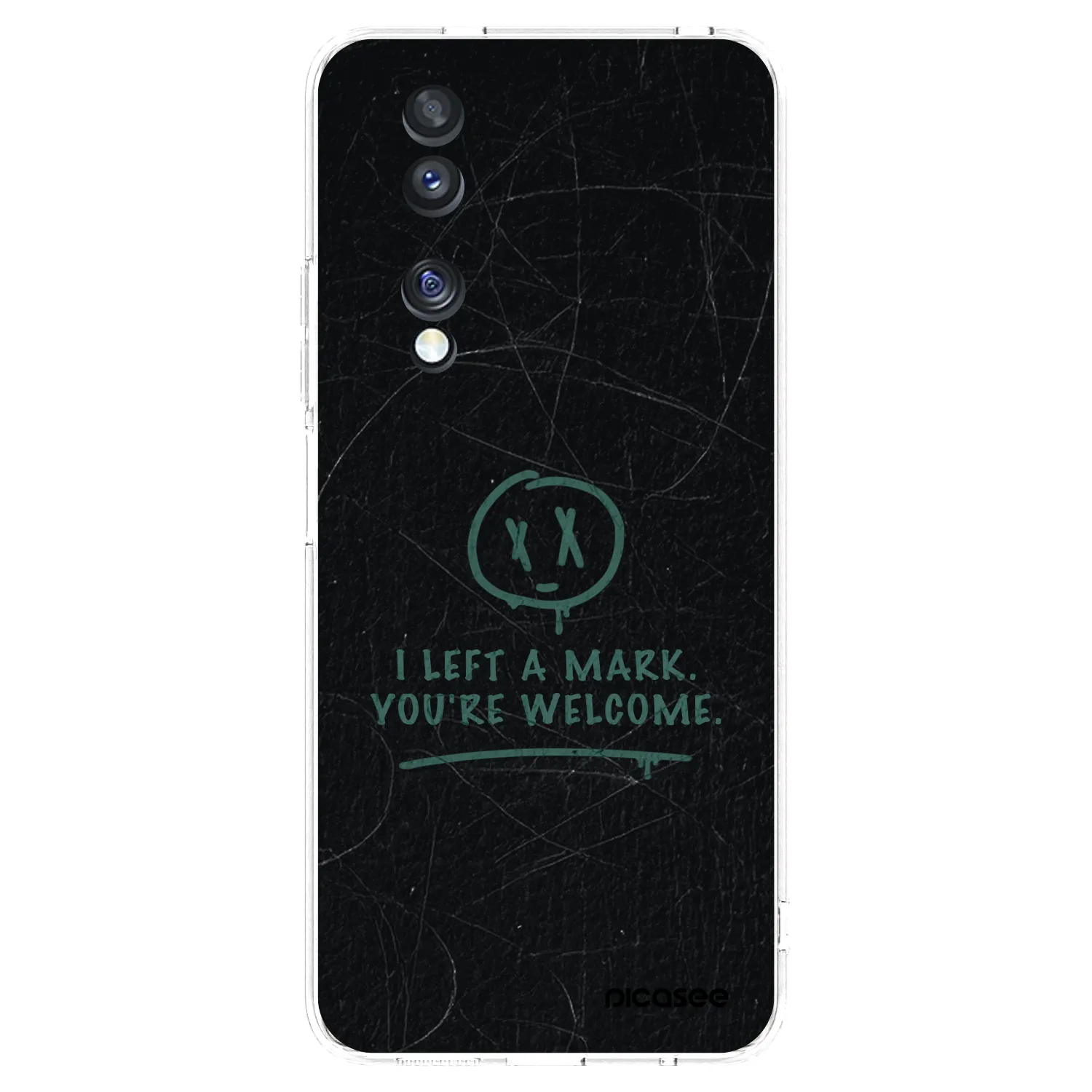 Picasee silikónový prehľadný obal pre Honor 70 - LEFT A MARK