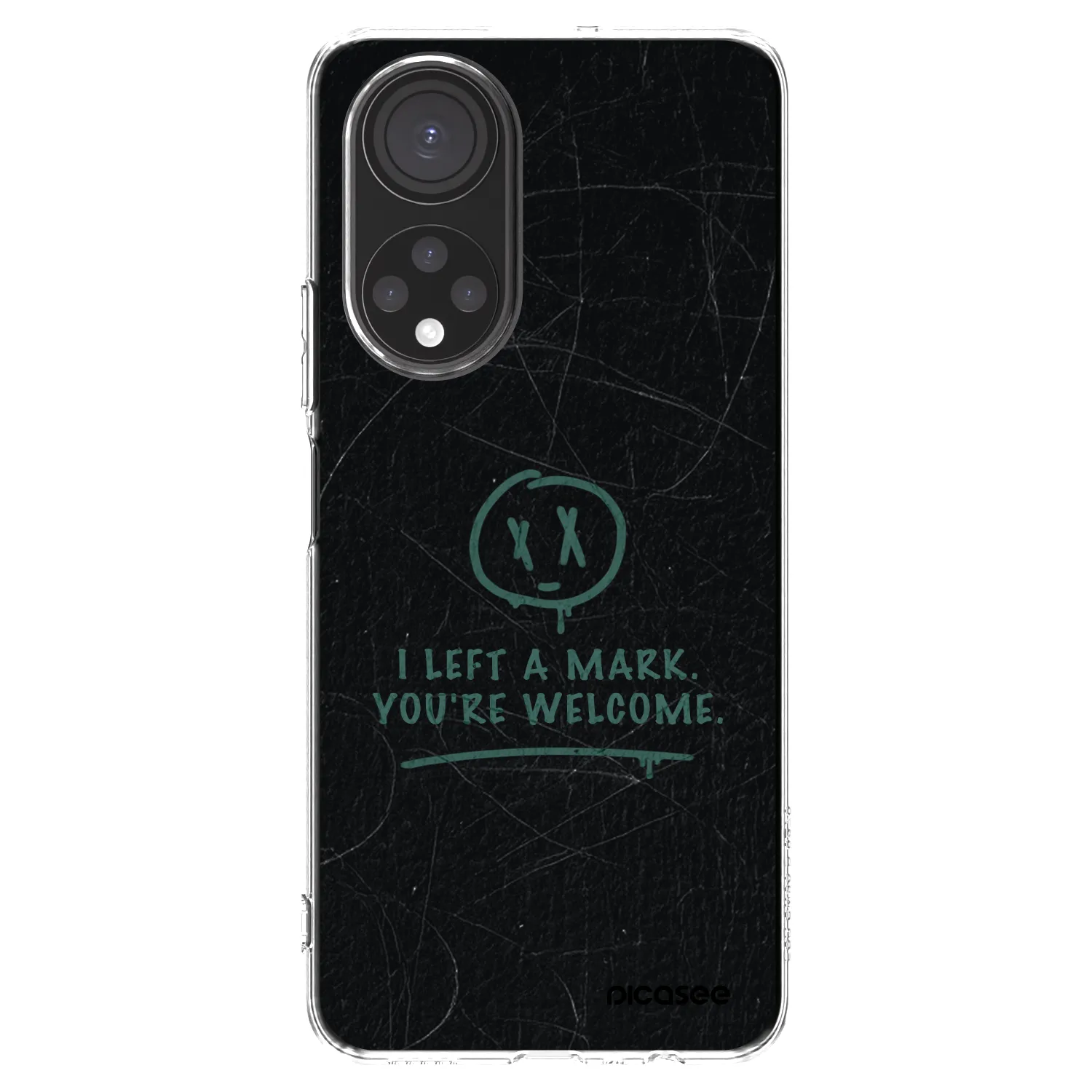 Picasee silikónový prehľadný obal pre Honor X7 - LEFT A MARK