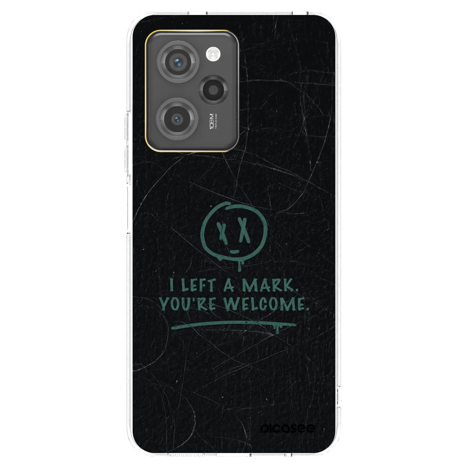 Picasee silikónový čierny obal pre Xiaomi Poco X5 Pro - LEFT A MARK