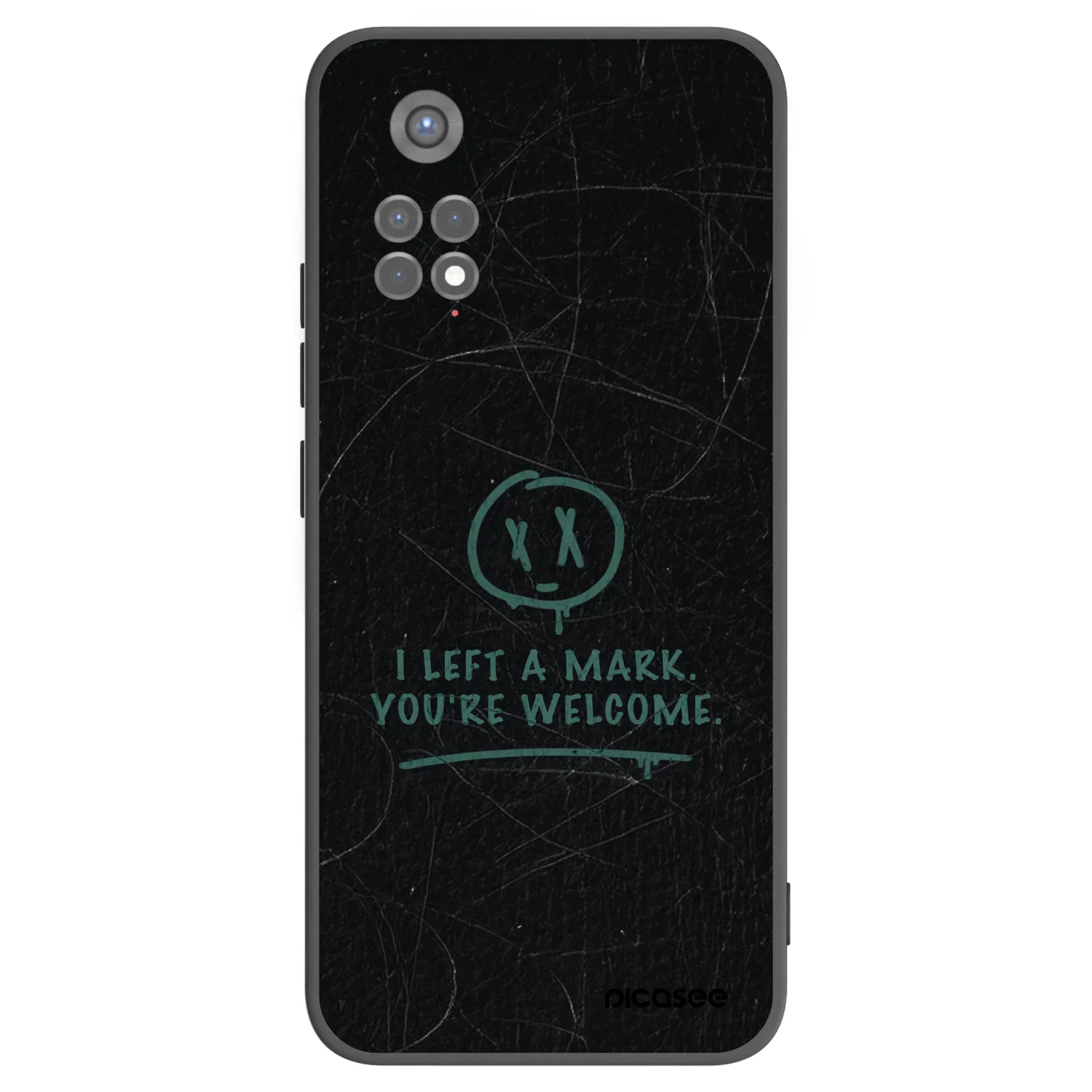 Picasee silikónový čierny obal pre Xiaomi Redmi Note 11S 5G - LEFT A MARK