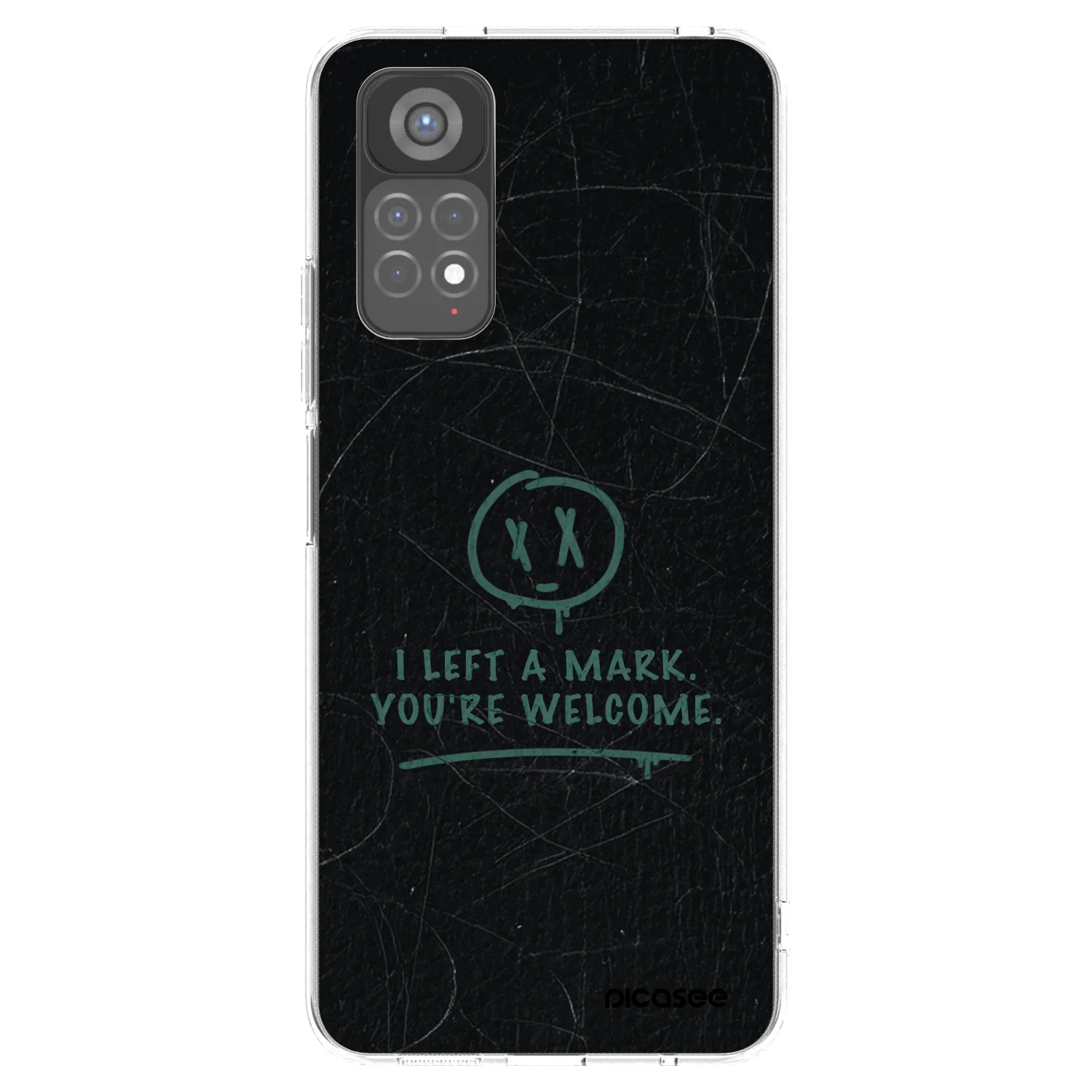 Picasee silikónový prehľadný obal pre Xiaomi Redmi Note 11S 5G - LEFT A MARK