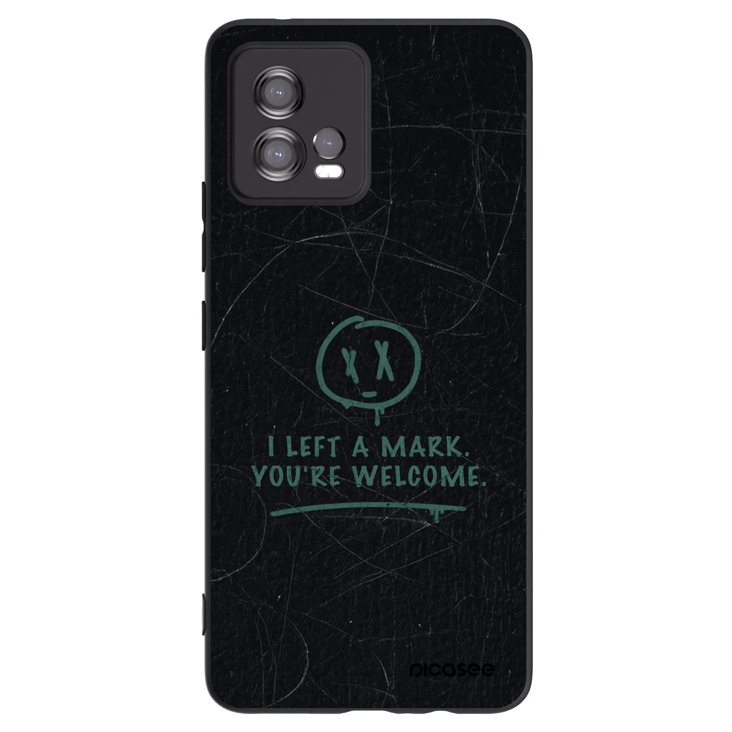 Picasee silikónový čierny obal pre Motorola Moto G72 - LEFT A MARK