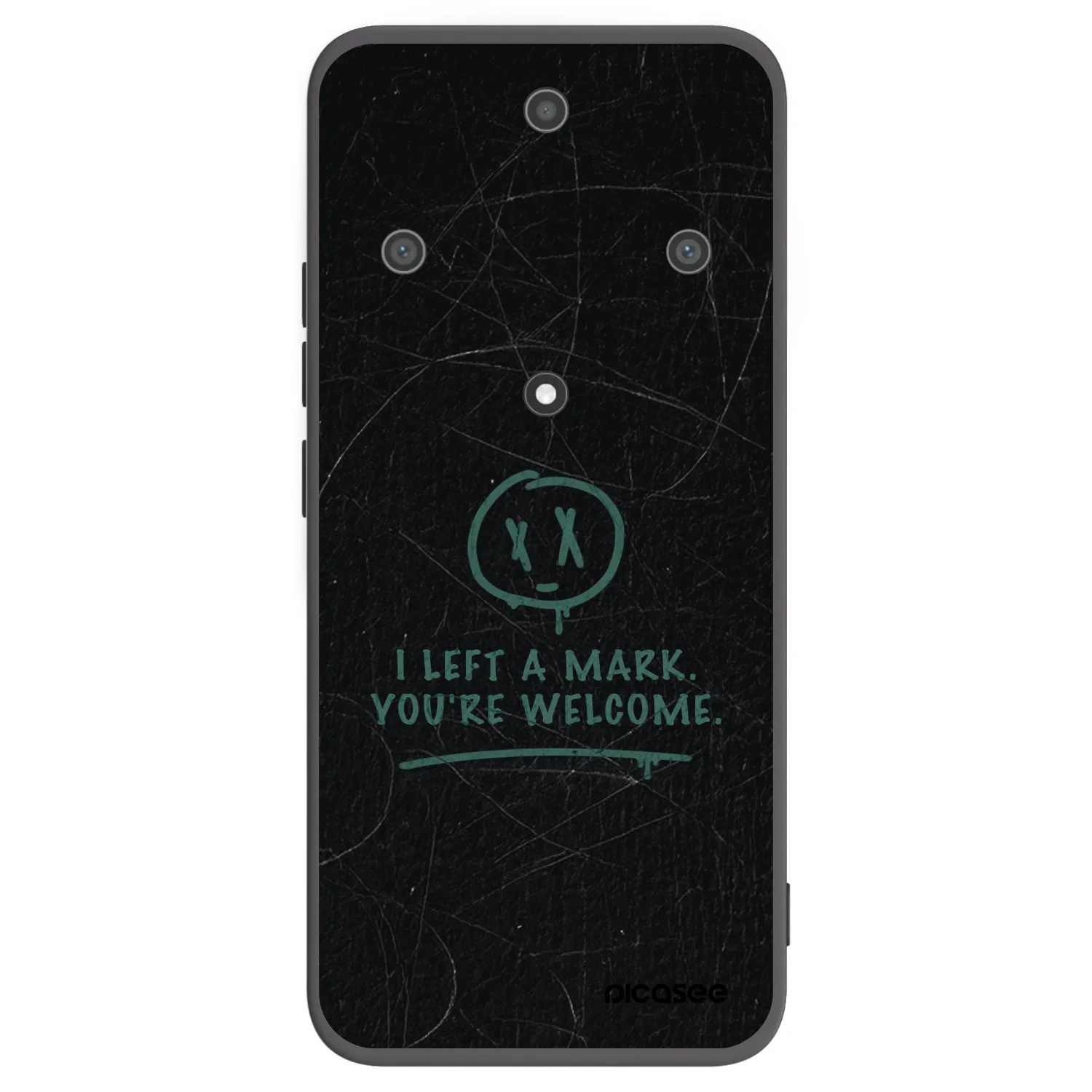 Picasee silikónový čierny obal pre Honor Magic5 Lite 5G - LEFT A MARK