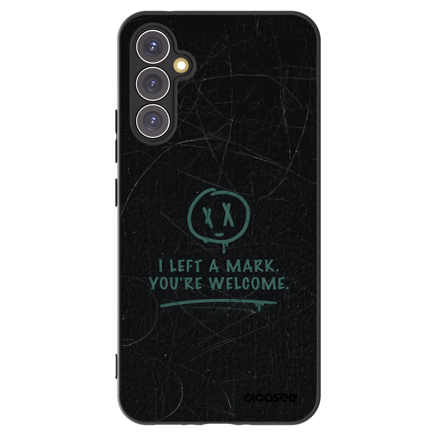 Picasee silikónový čierny obal pre Samsung Galaxy A34 5G A346B - LEFT A MARK