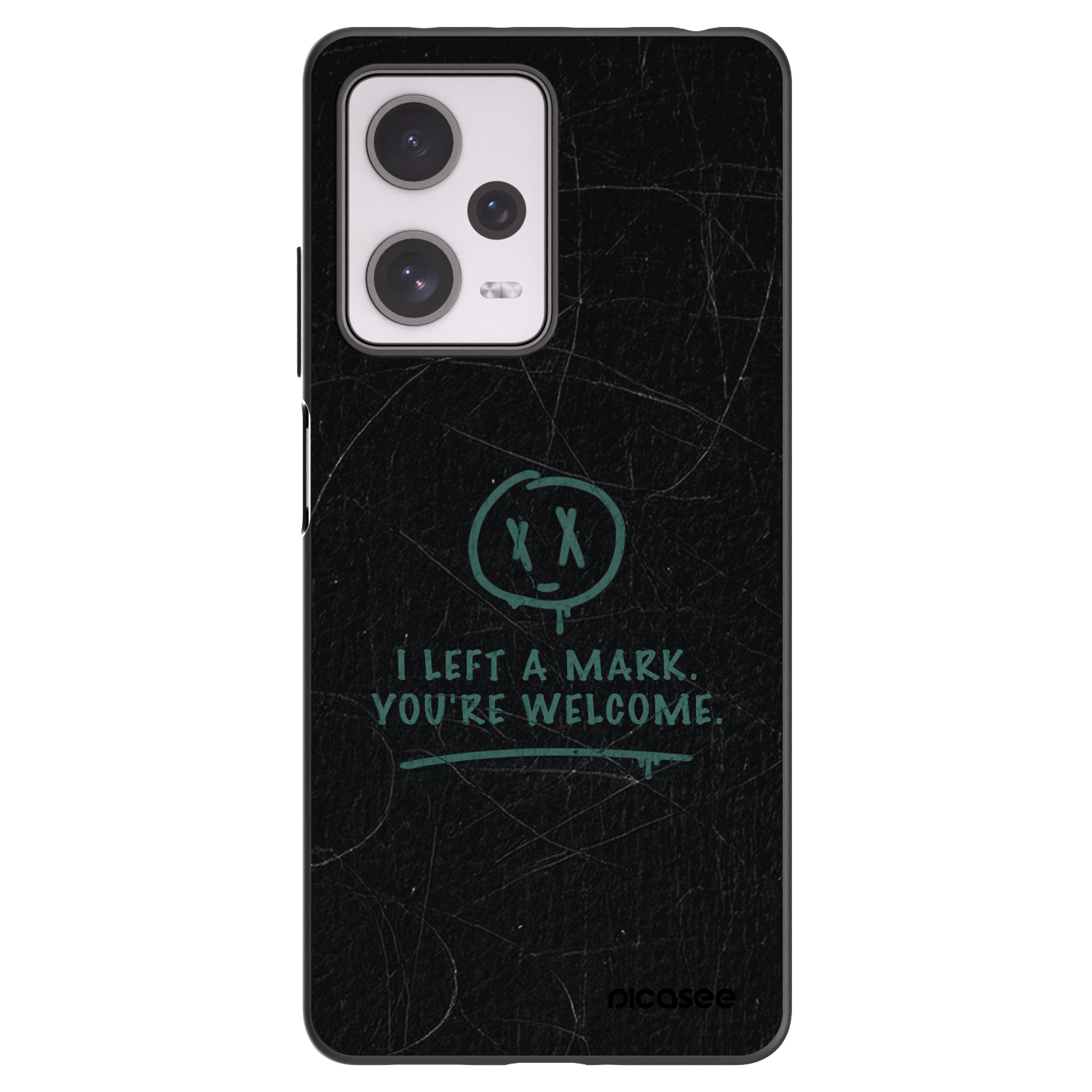 Picasee silikónový čierny obal pre Xiaomi Redmi Note 12 Pro+ 5G - LEFT A MARK