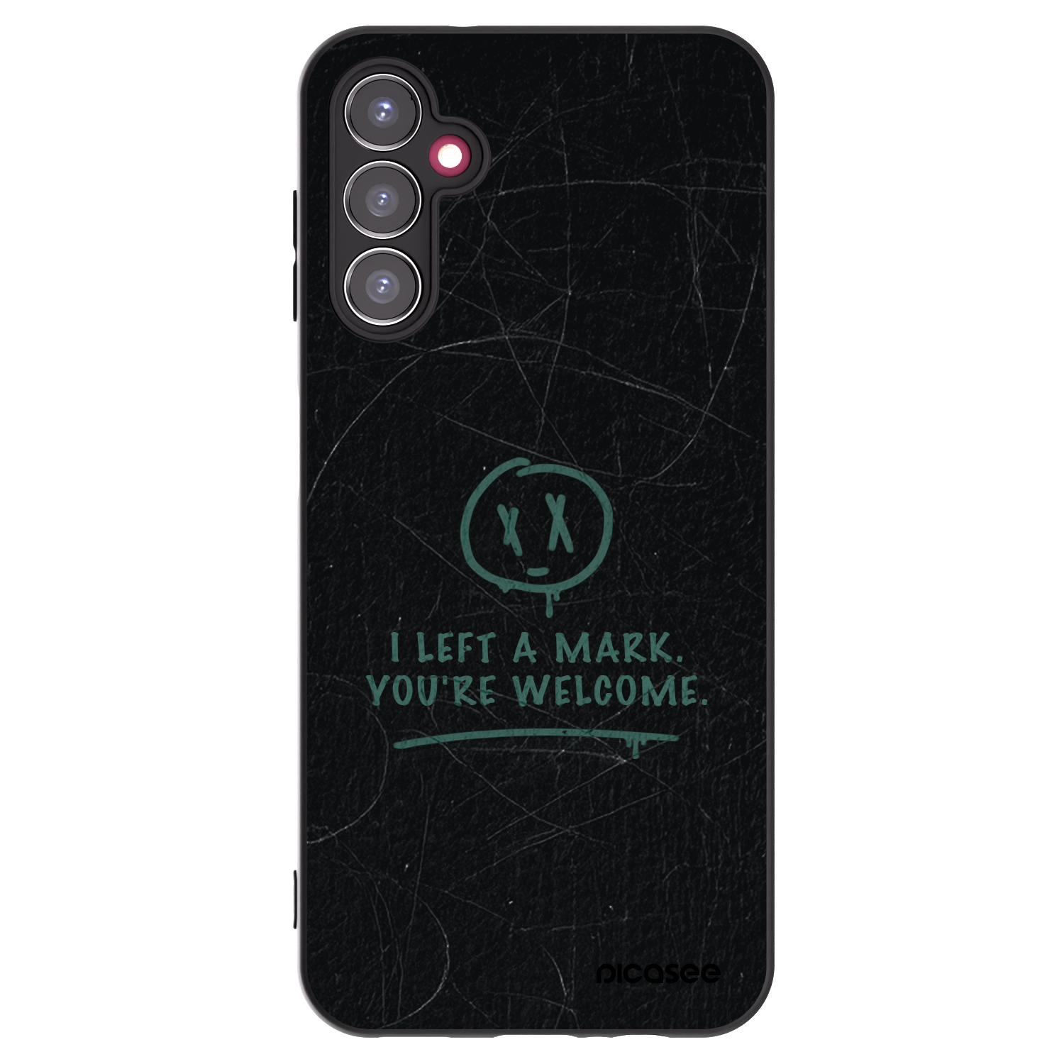 Picasee silikónový čierny obal pre Samsung Galaxy A14 4G A145R - LEFT A MARK