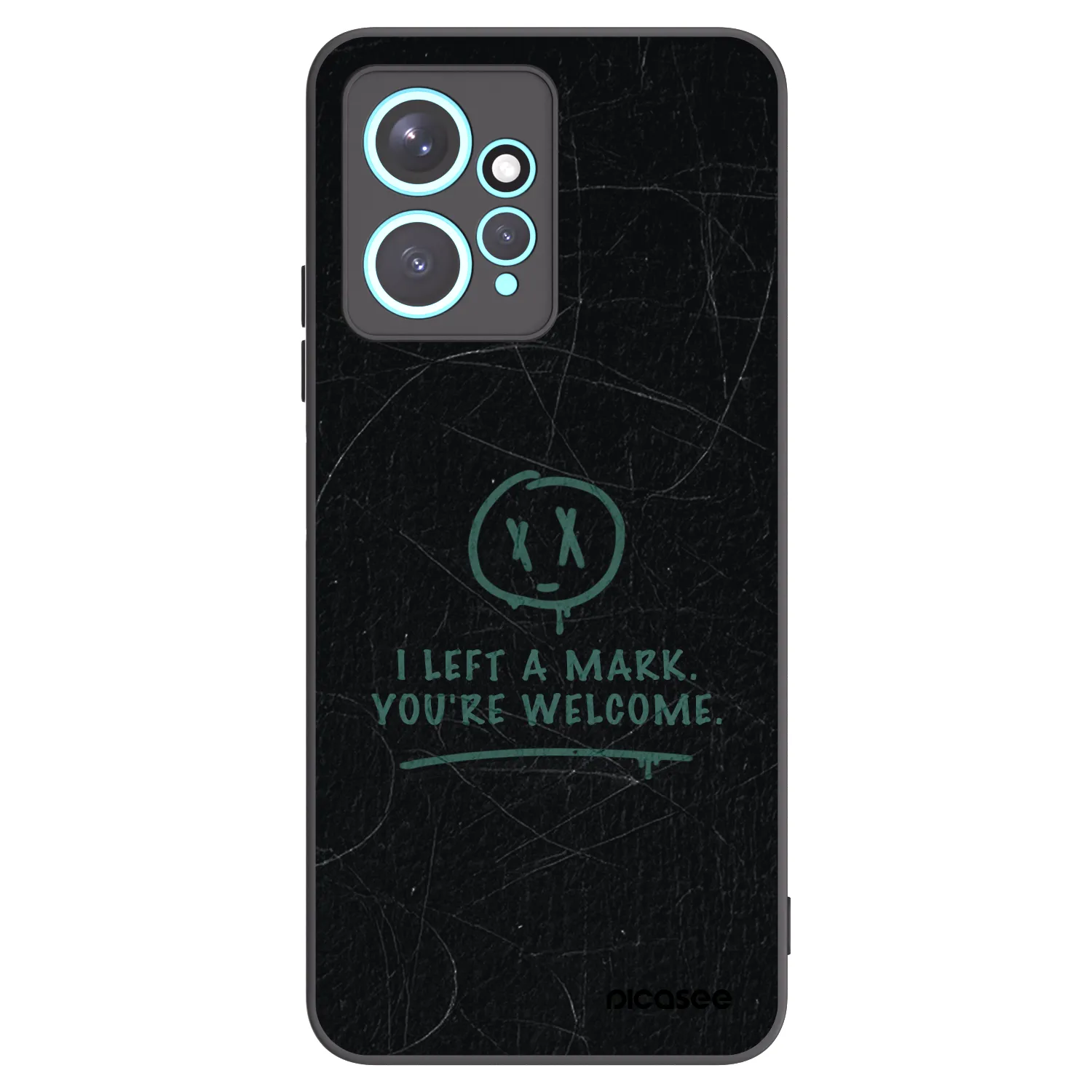 Picasee silikónový čierny obal pre Xiaomi Redmi Note 12 4G - LEFT A MARK